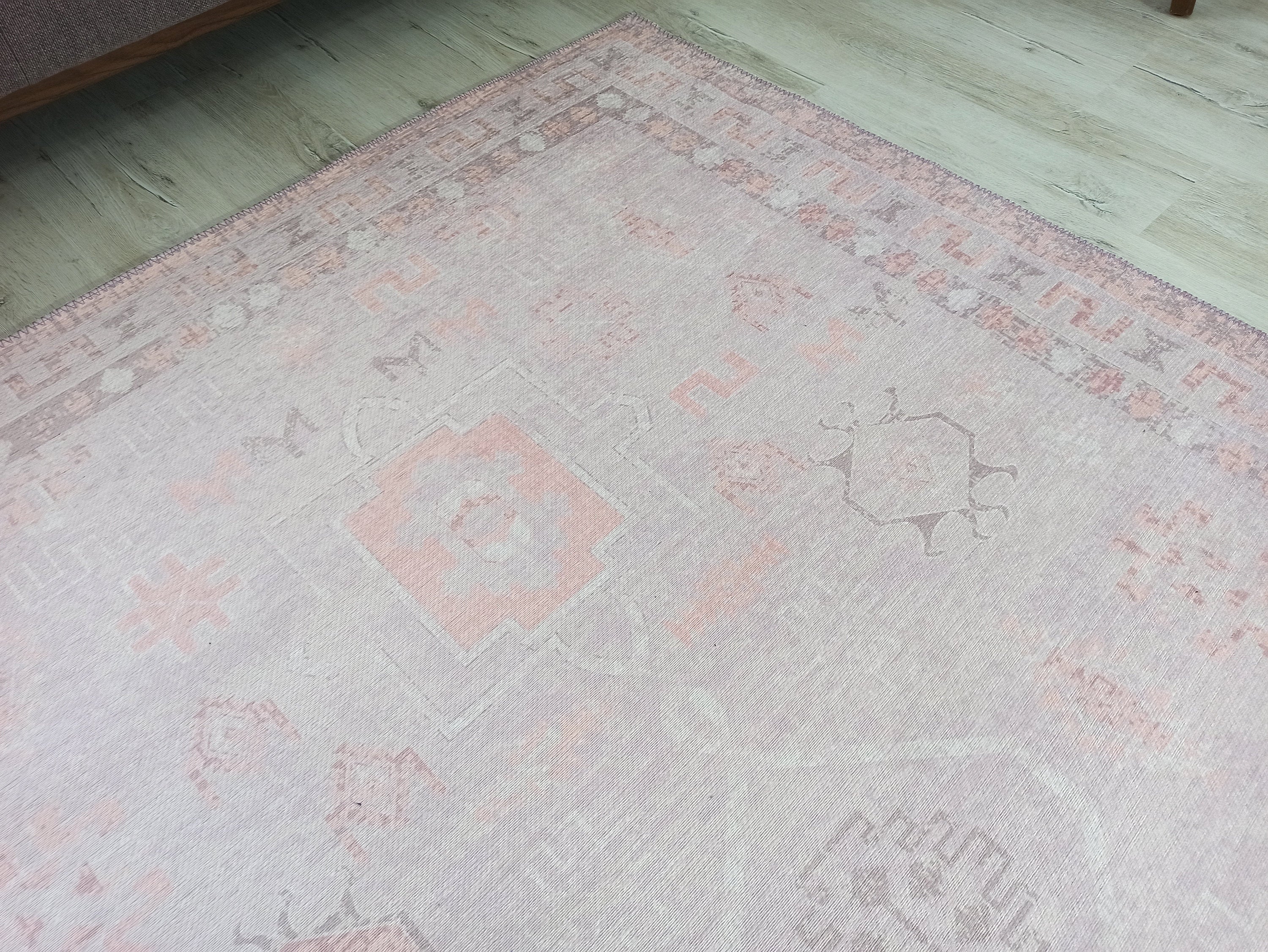 Cole Persian Blush Pink & Natural Beige Rug