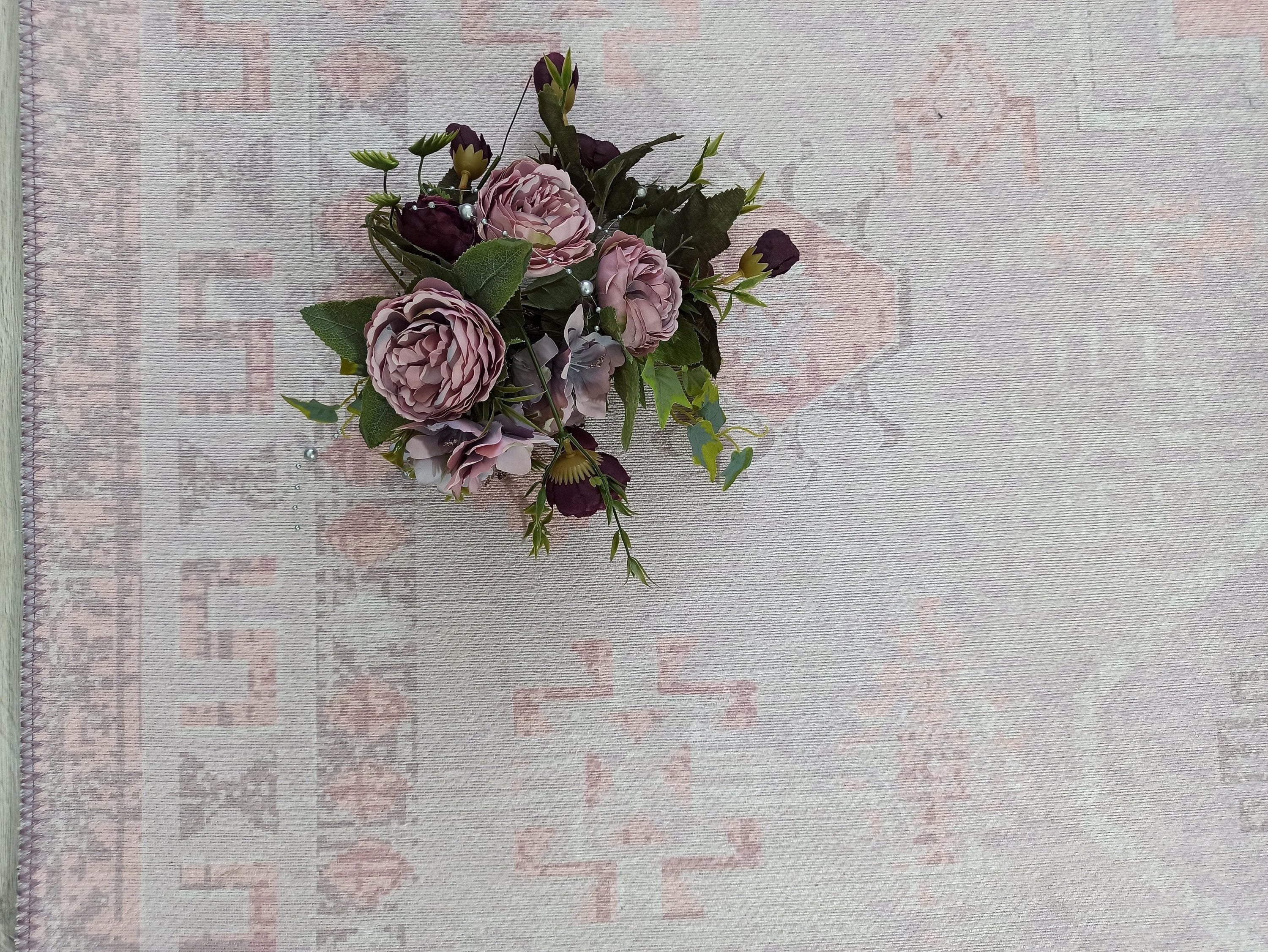 Cole Persian Blush Pink & Natural Beige Rug