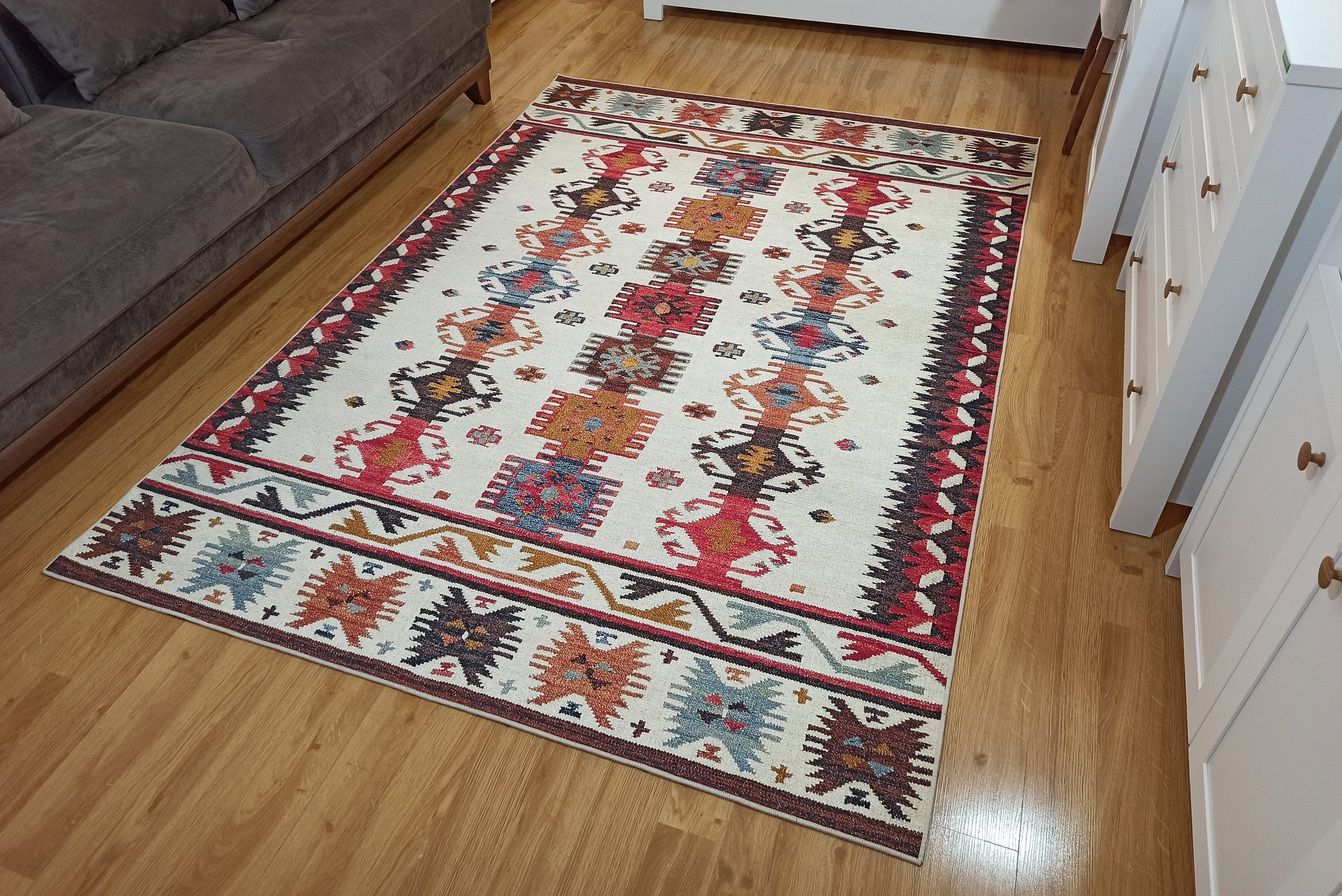 Dara Vintage Multi-color Rug