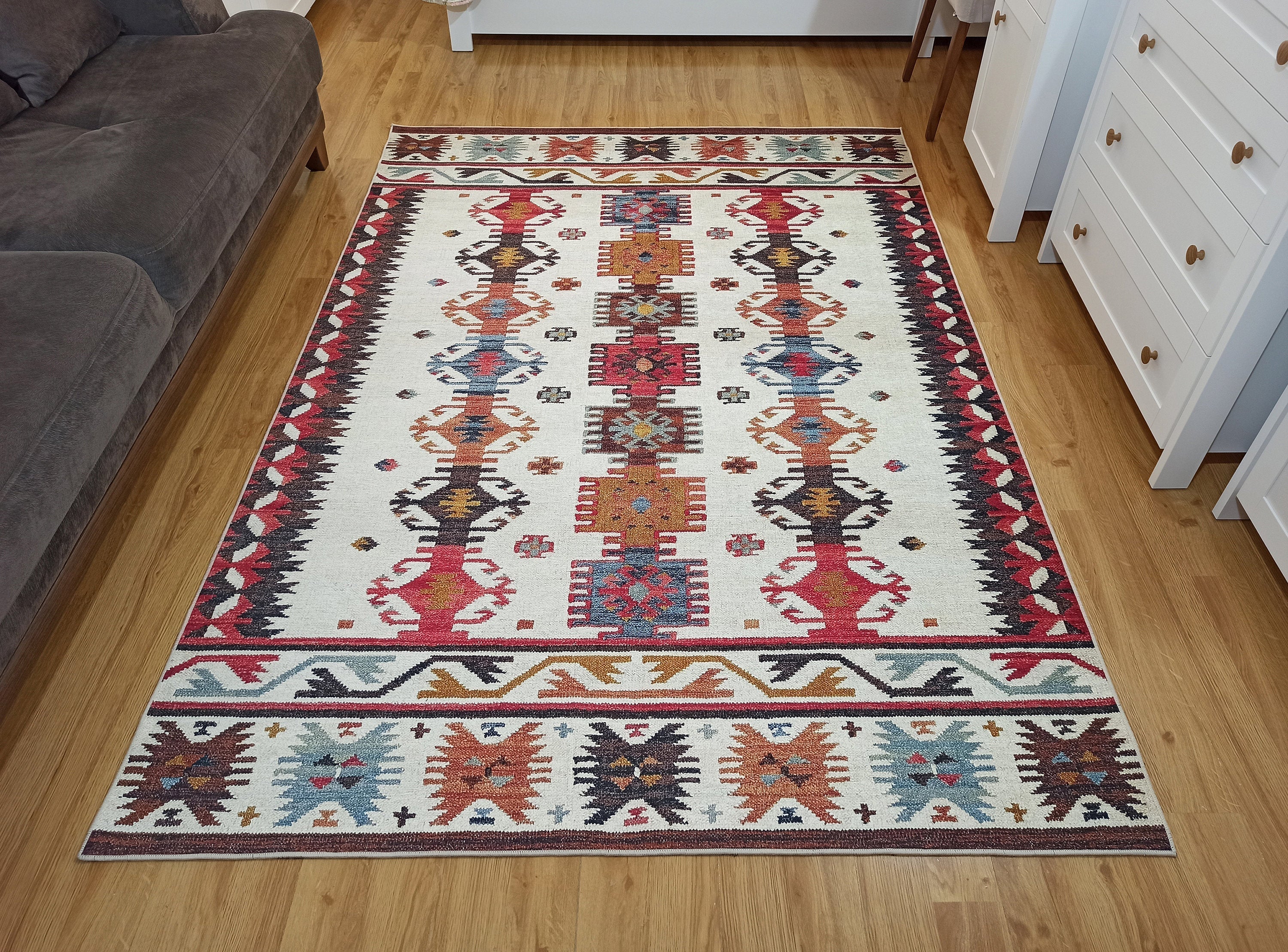 Dara Vintage Multi-color Rug