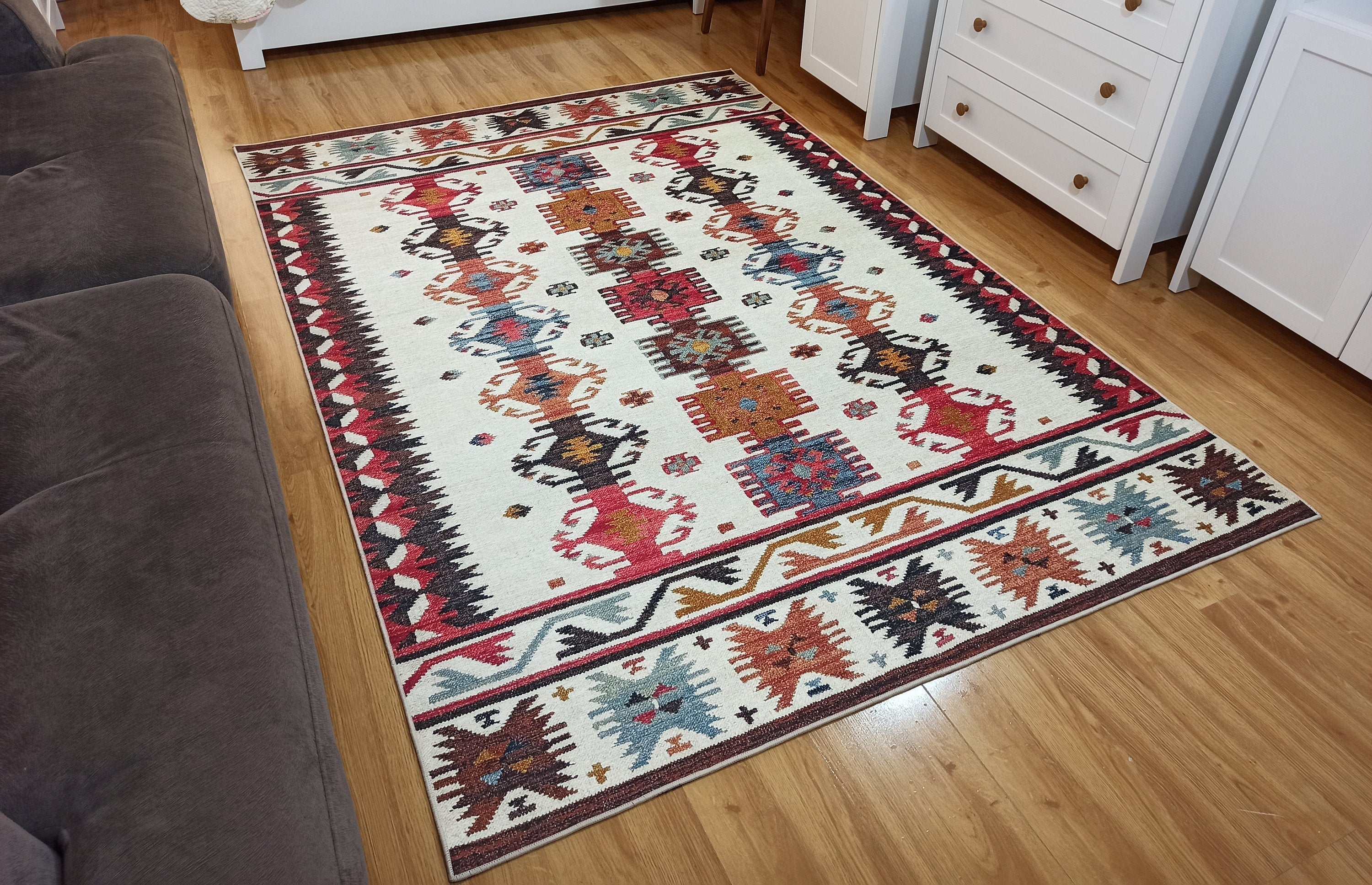 Dara Vintage Multi-color Rug