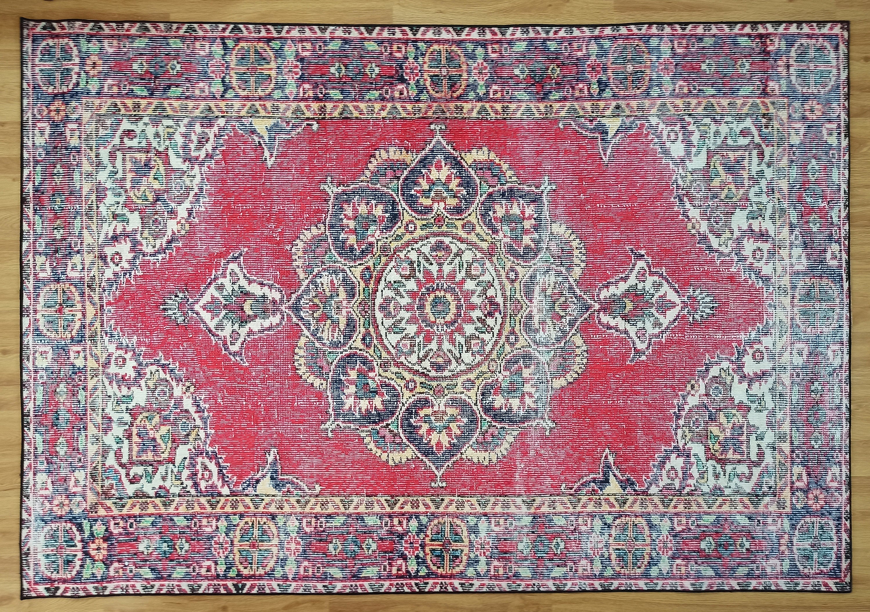 Darya Rug Turkish Red Vintage Area Rug