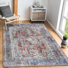 Earth Tones Oushak Area Washable Rug