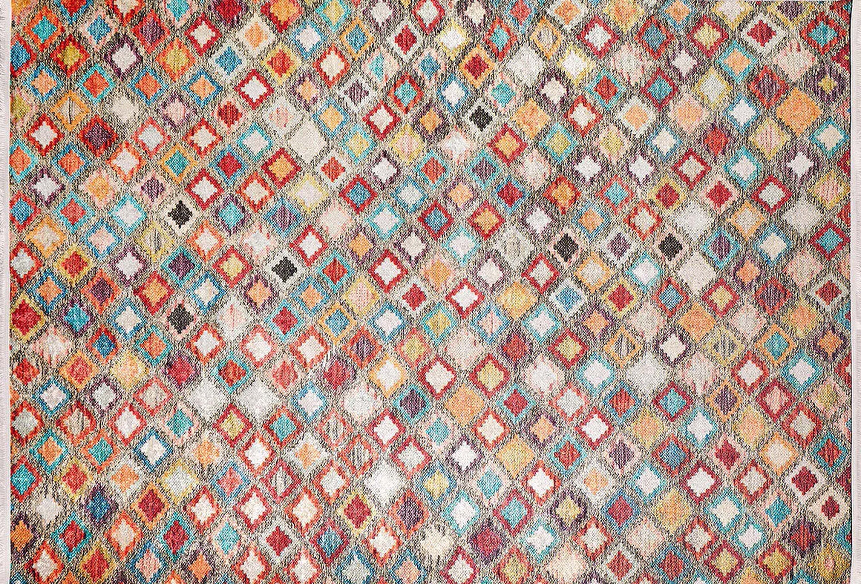 Emel Turkish Colorful Kilim Rug