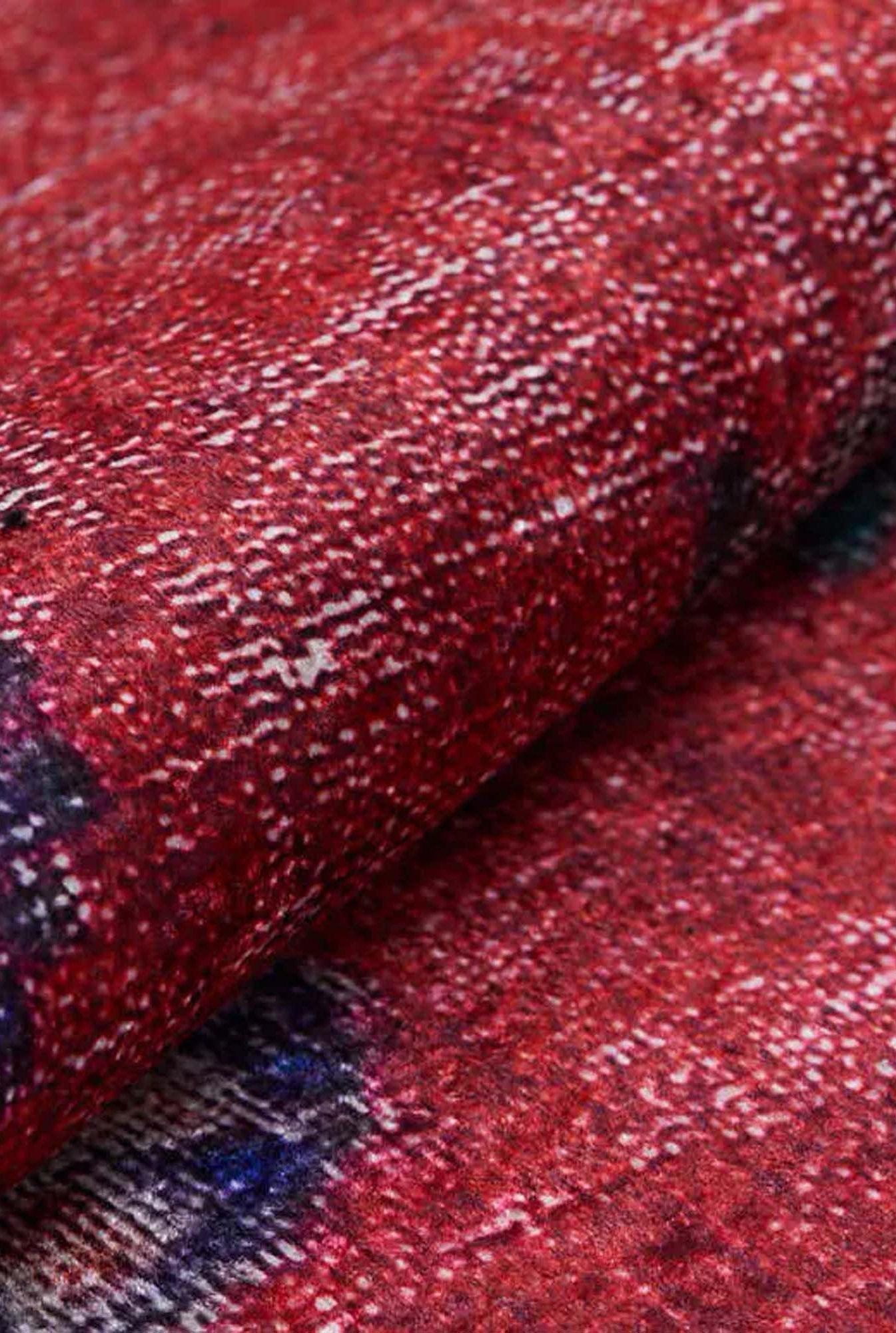 Eyma Rug Vintage Red Bokhara Rug