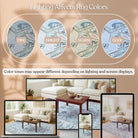 Corinne Pastel Blue Cream Modern Oushak Rug