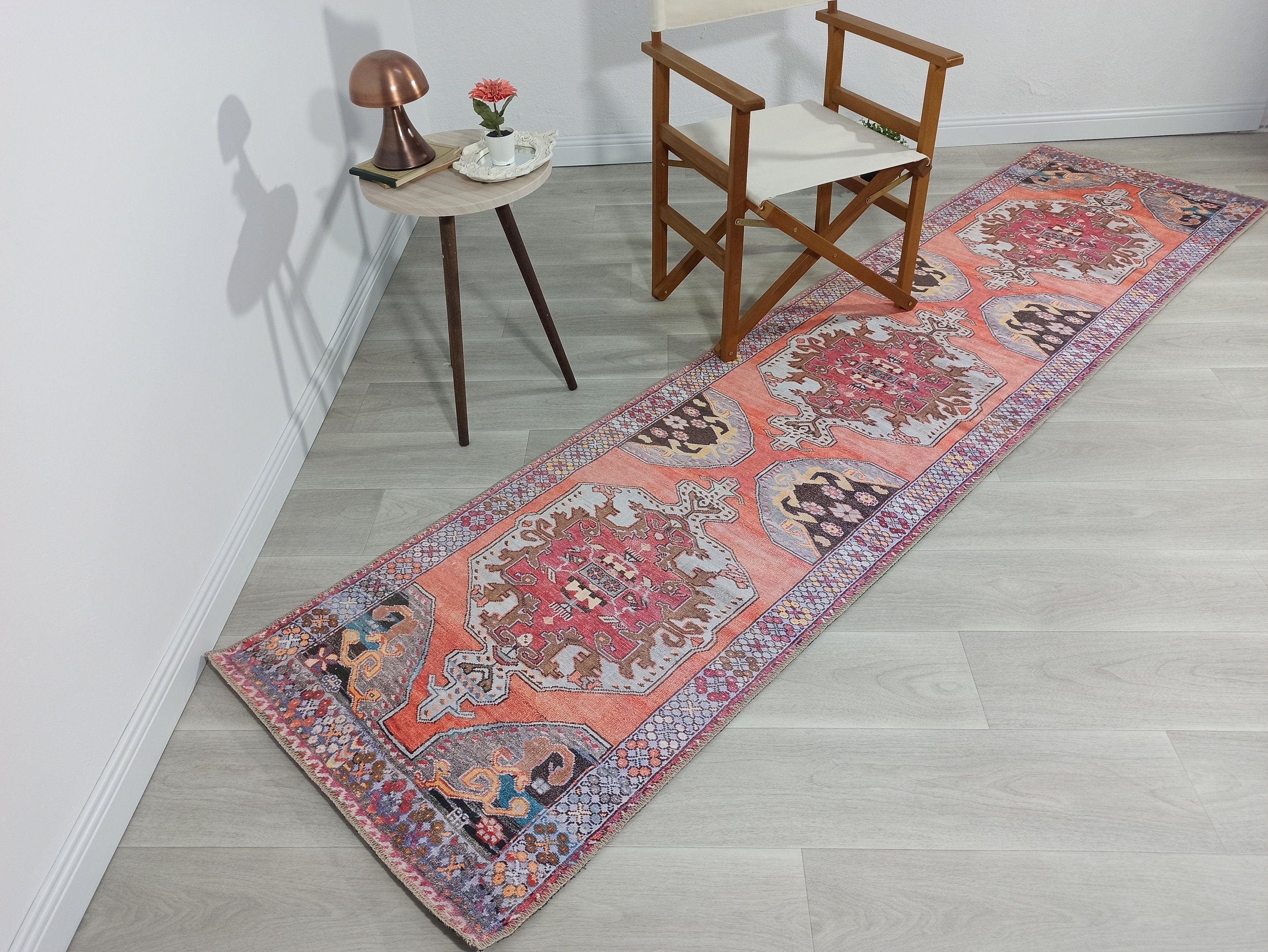 Farda Rug Turkish Blush Coral Pink Rug