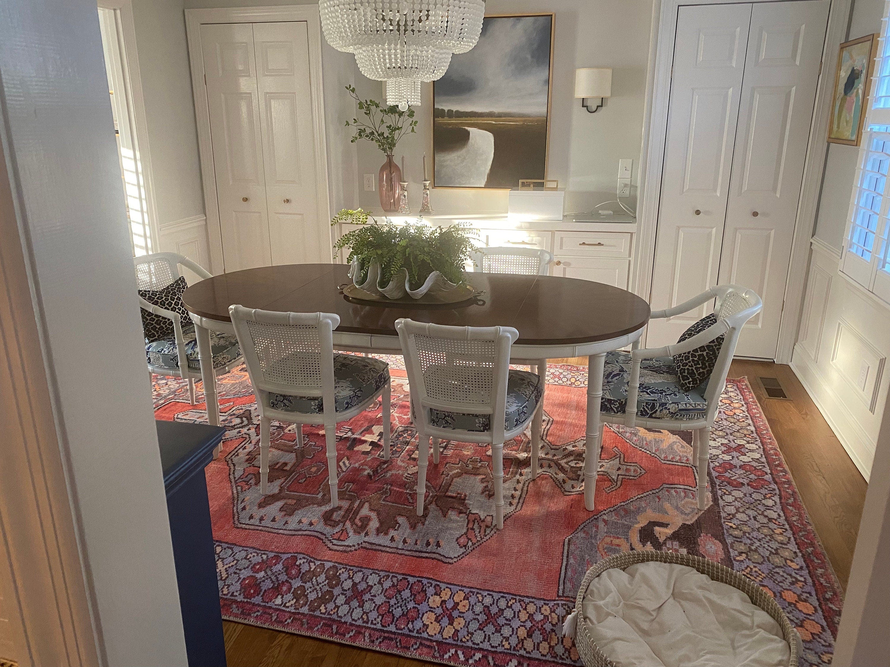 Farda Rug Turkish Blush Coral Pink Rug