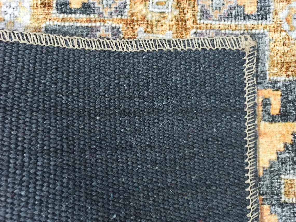 Fedra Turkish Yellow Gold Vintage Rug