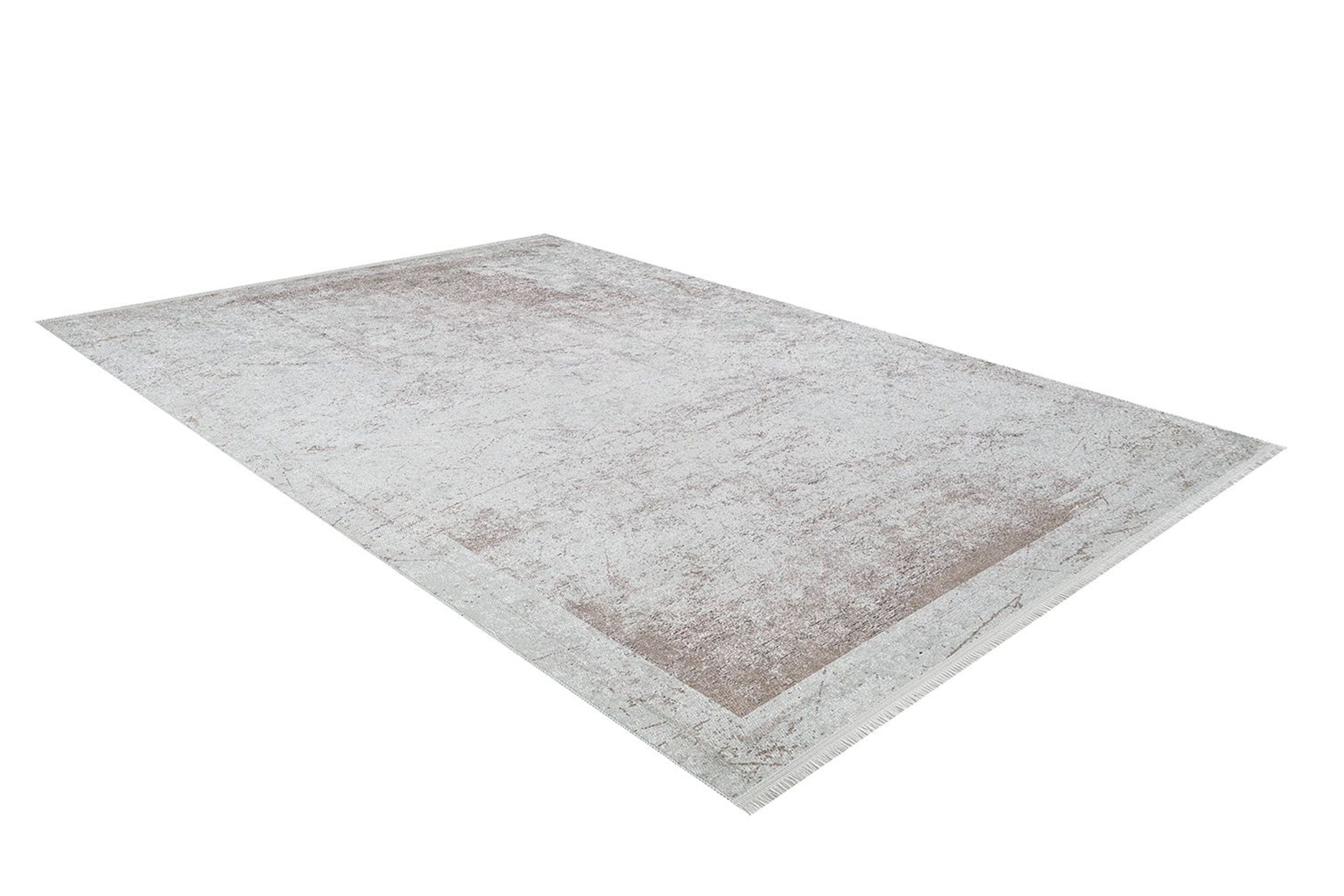 Fona Distressed Turkish Neutral Beige Muted Brown Rug