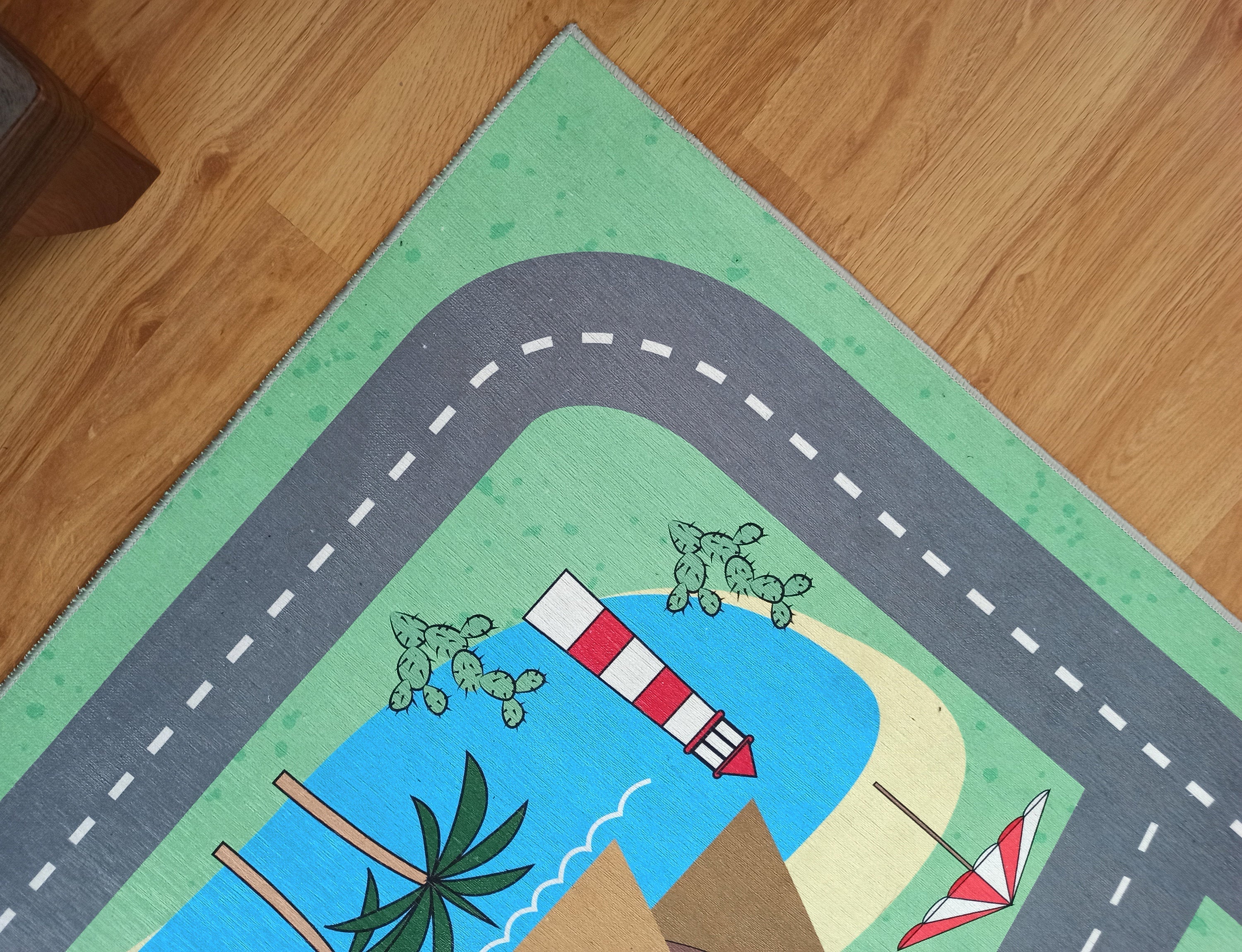 Green Road Rug Play Mat