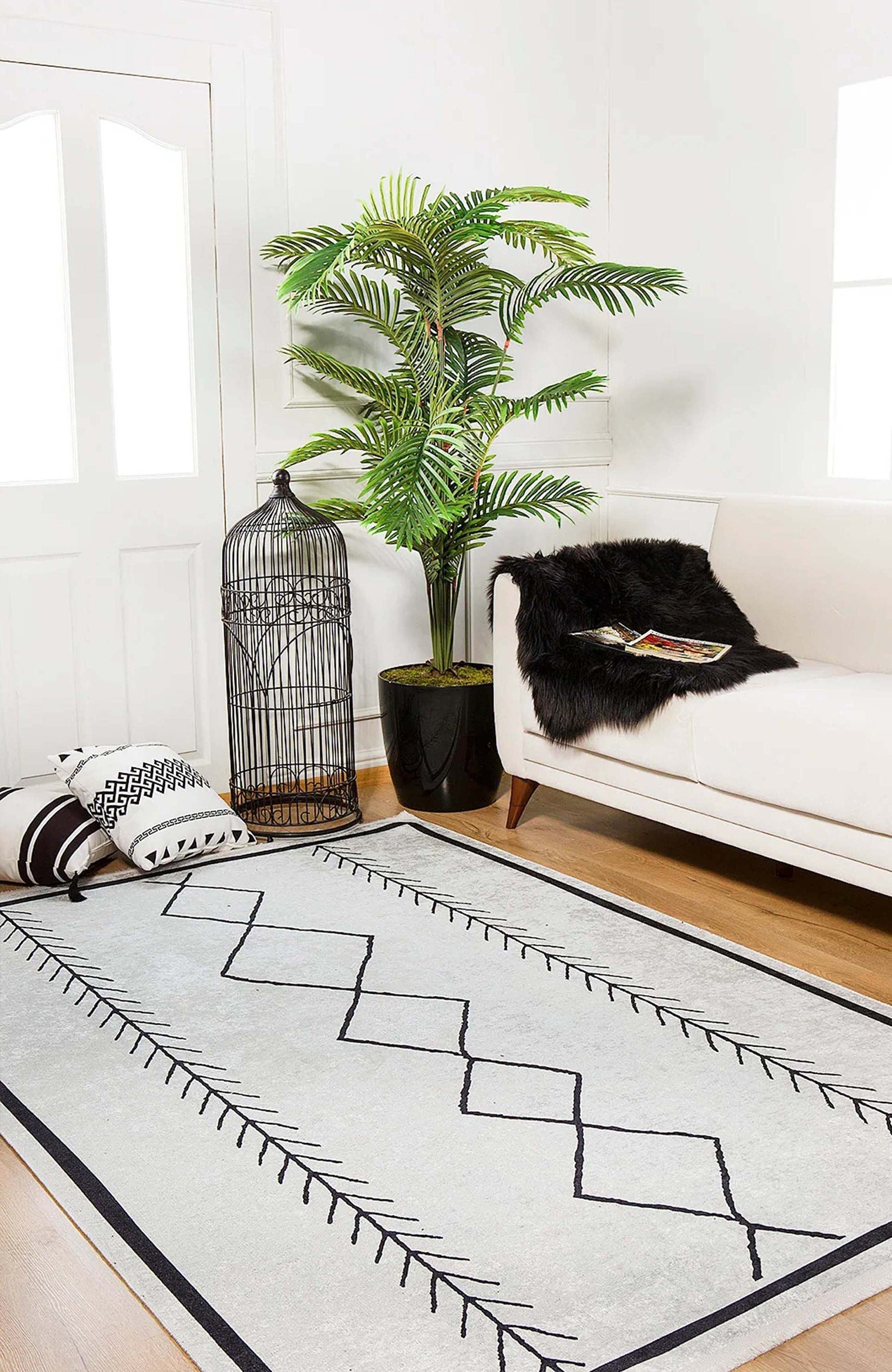 Hidaya Moroccan Kilim White Pearl Rug