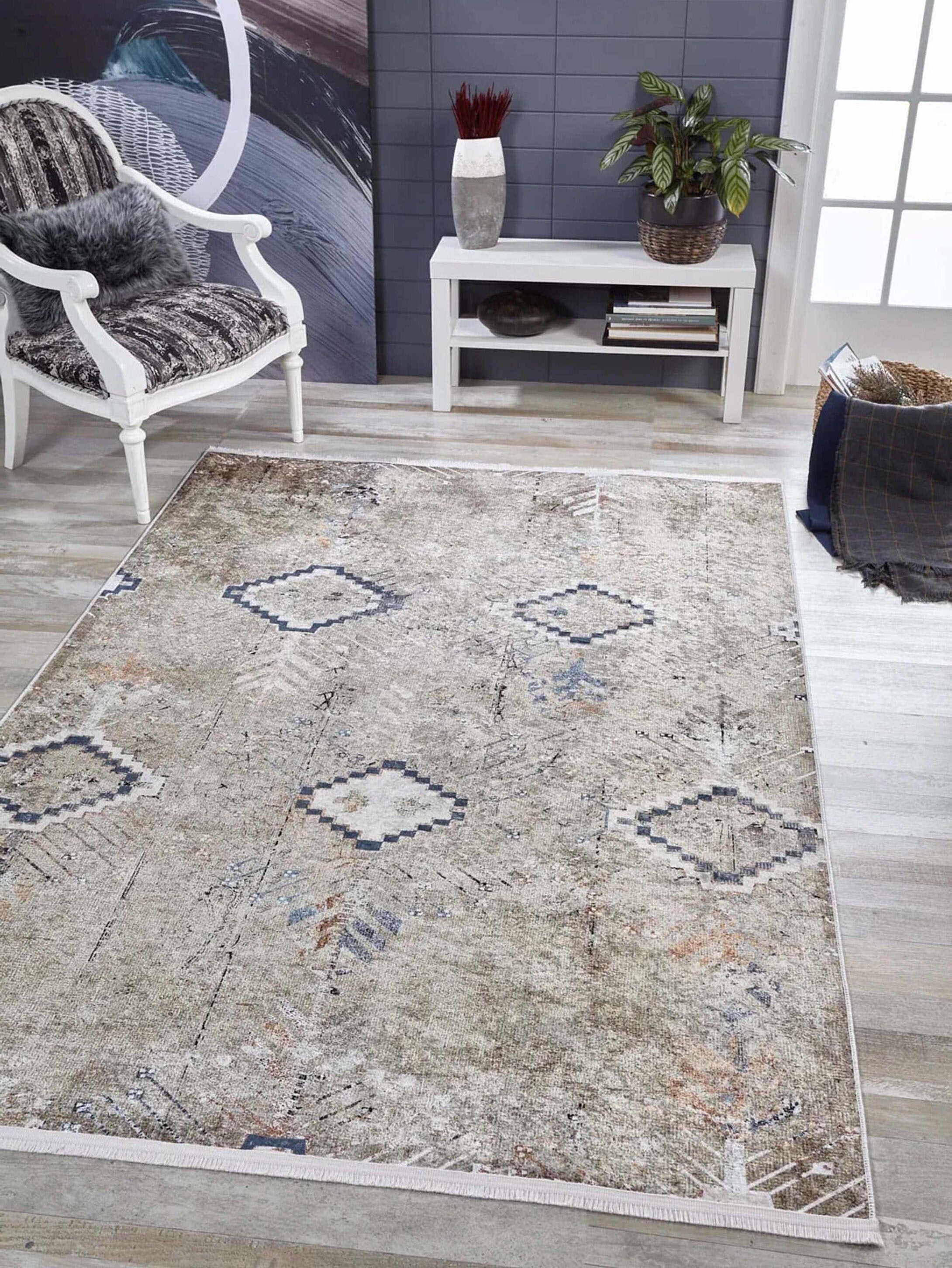 Hoyam Turkish Beige Kilim Flatweave Rug