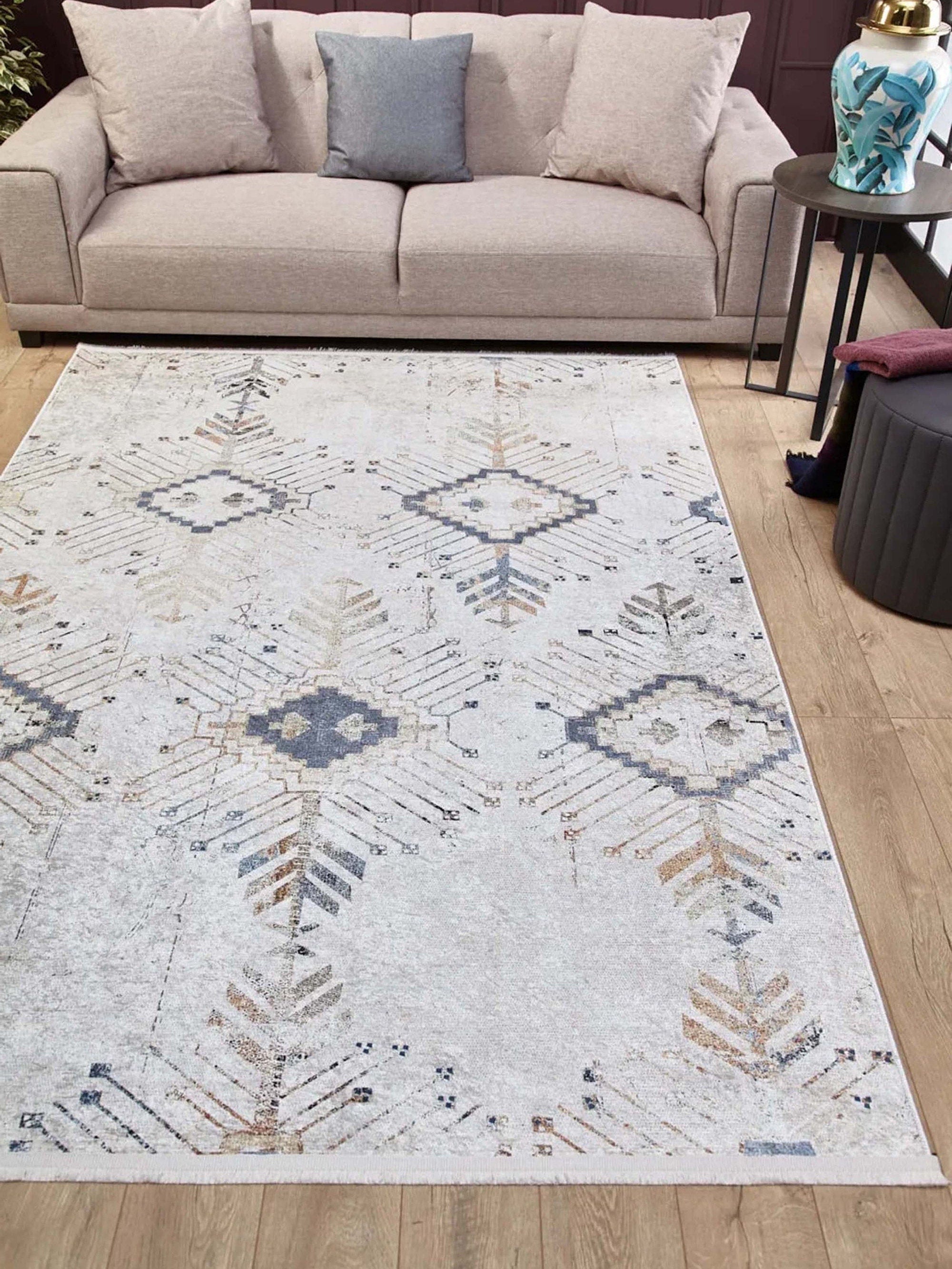 Hoyam Turkish Beige Kilim Flatweave Rug