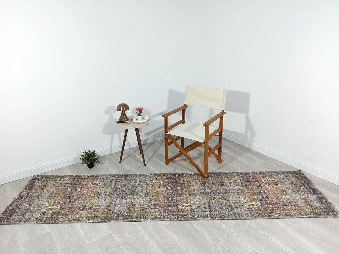 Karmila Rug Oushak Earth Tones Olive Turkish Rug