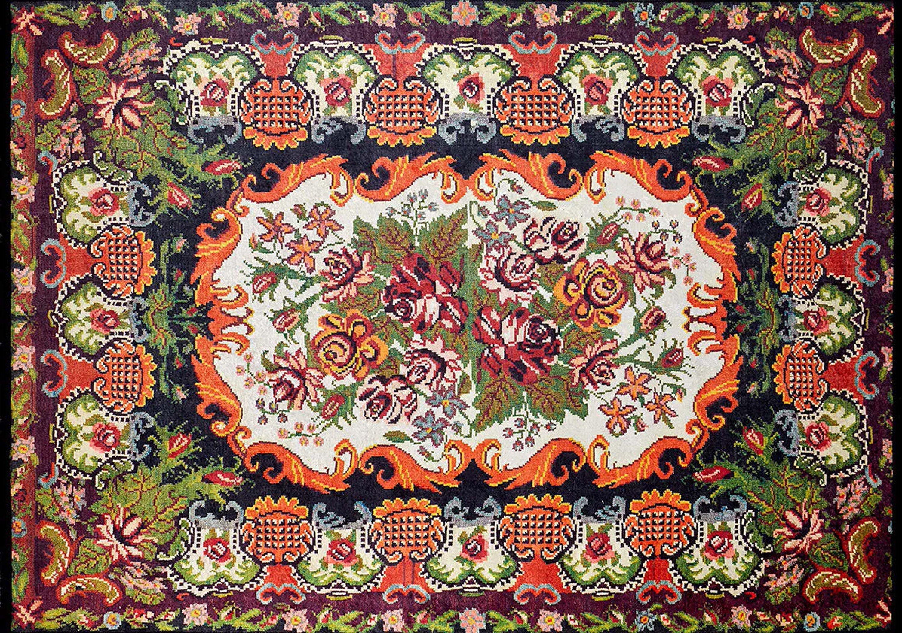 Kiara Karabagh Turkish Azerbaijani Floral Rug
