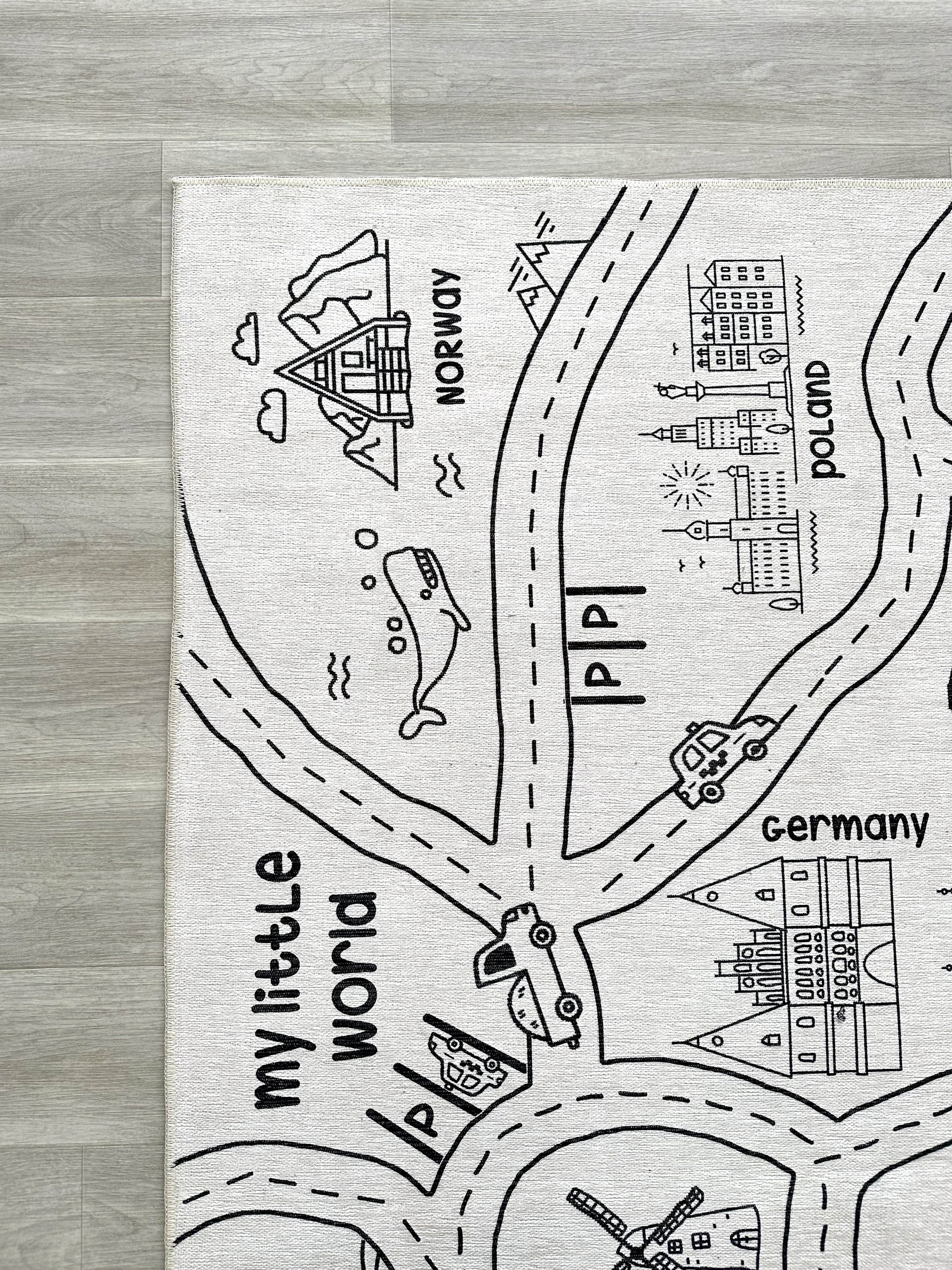 Kids World Play Mat Rug