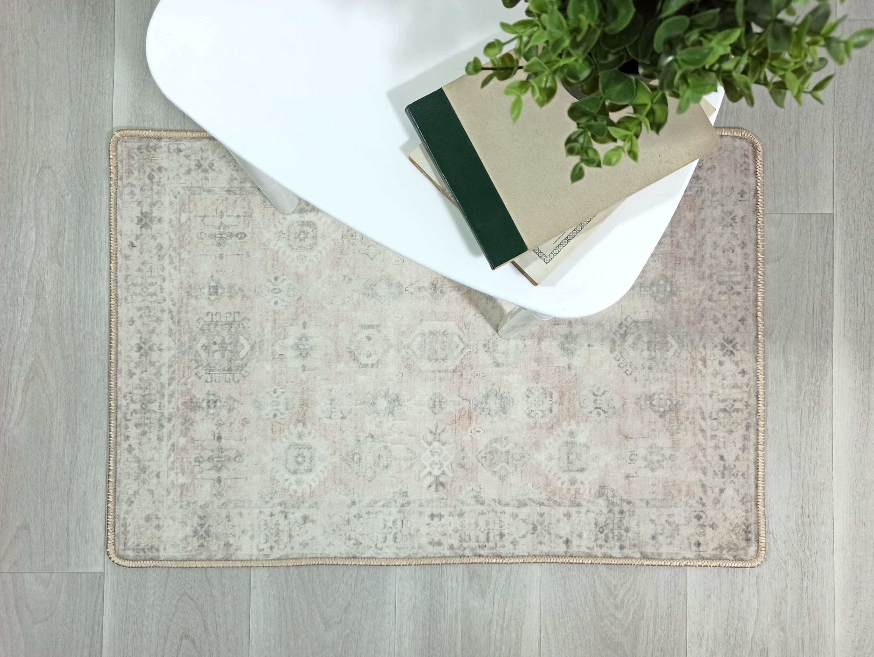 Lita Turkish Neutral Beige Blush Rug