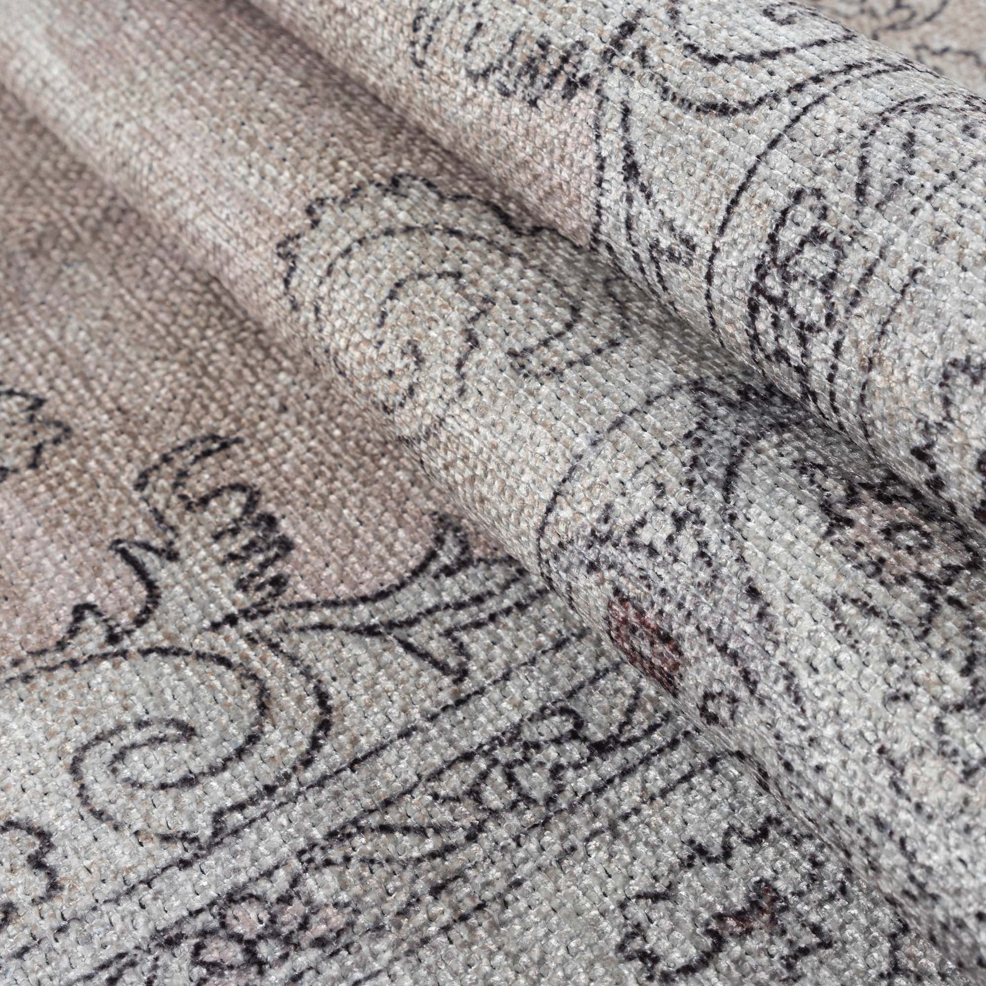 Lite Pink Oushak Area Washable Rug