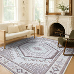 Raven Brown Cream Modern Turkish Rug