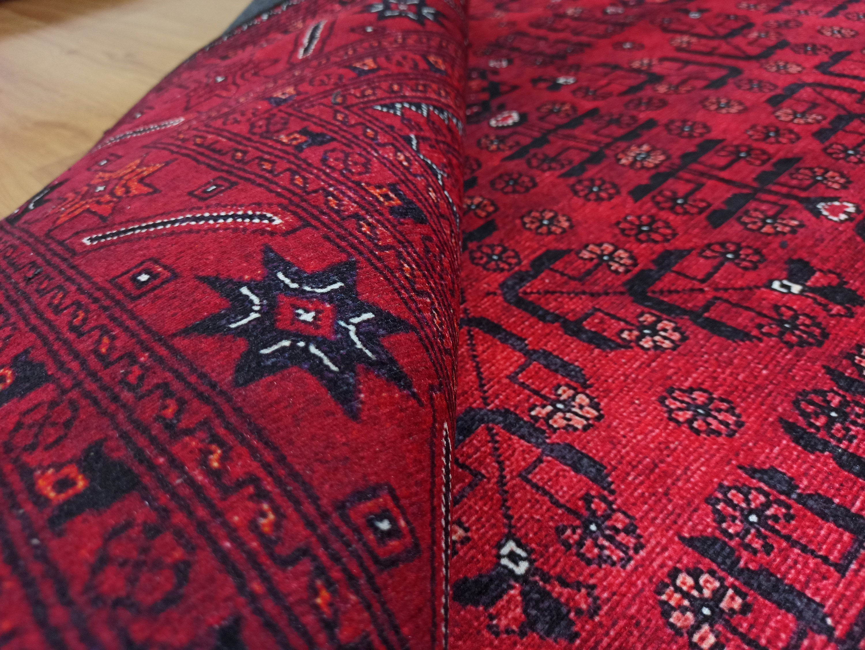 Liza Turkish Red Vintage Distressed Rug