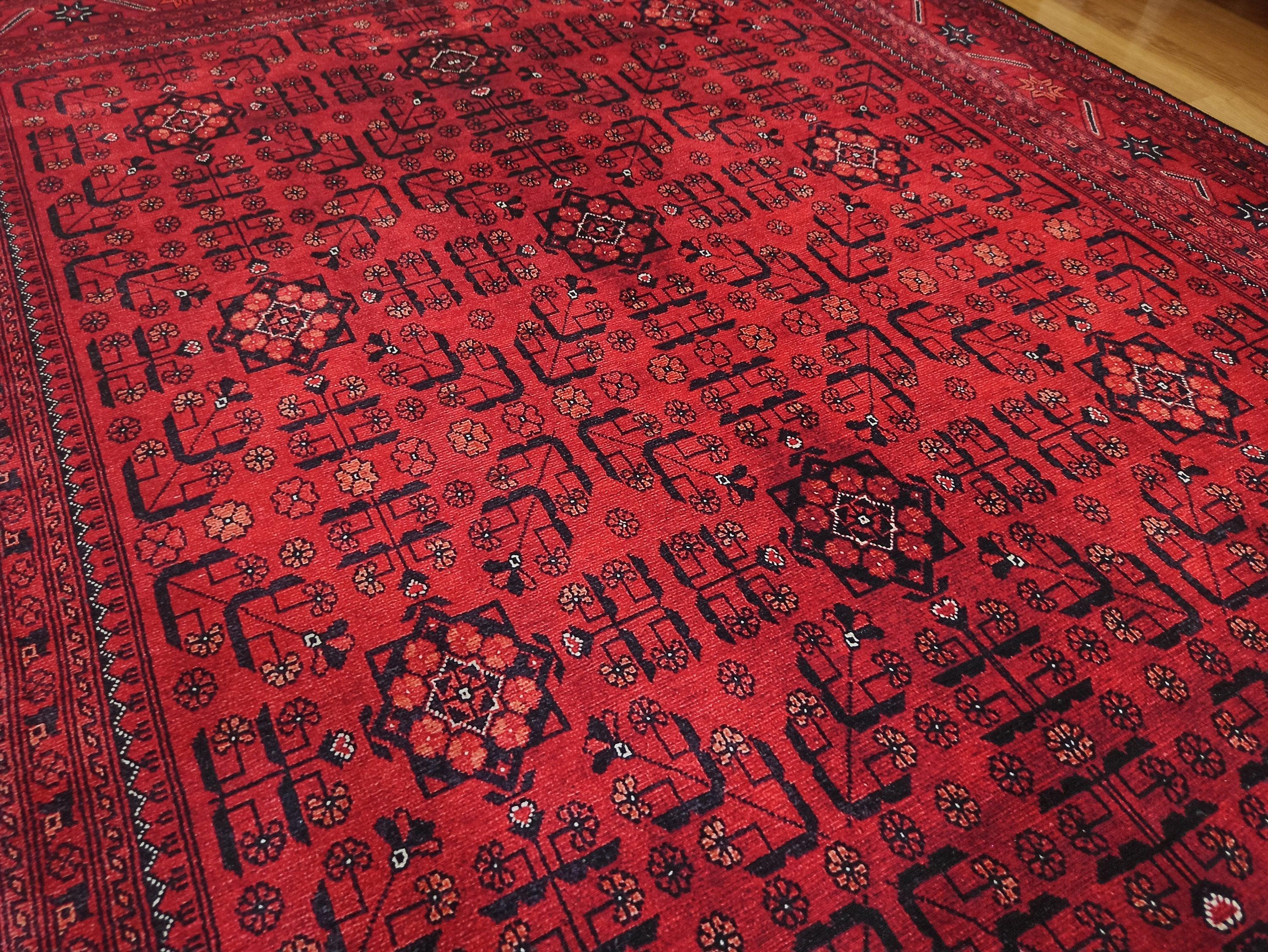 Liza Turkish Red Vintage Distressed Rug