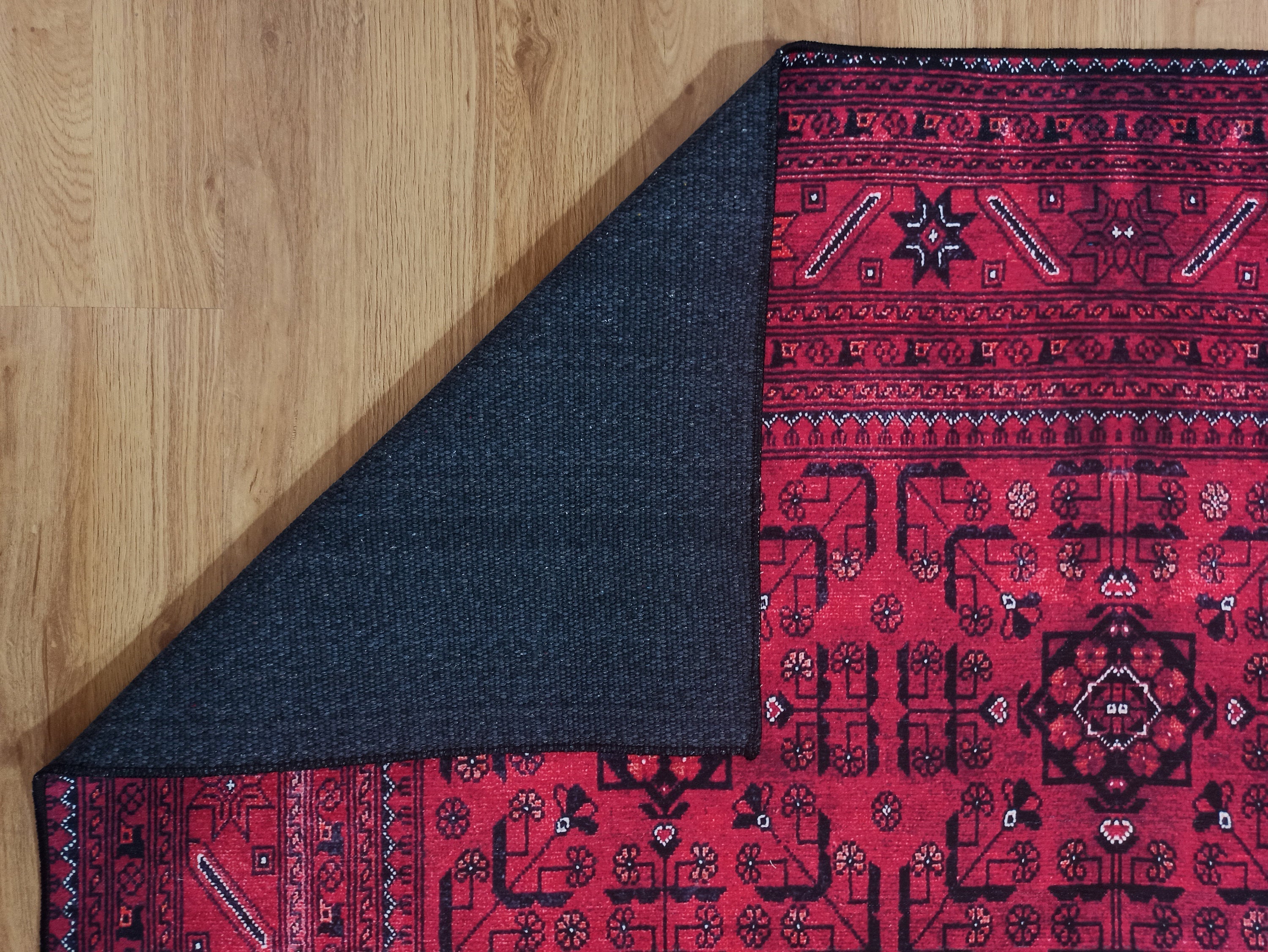 Liza Turkish Red Vintage Distressed Rug