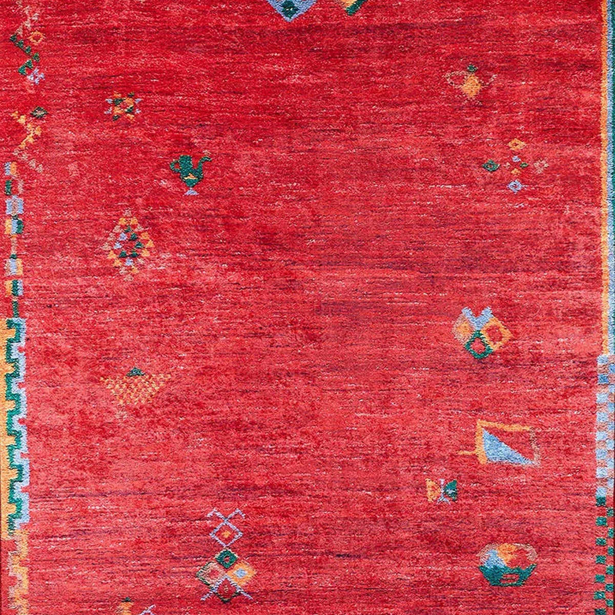 Loria Turkish Oushak Coral Red Rug – fame