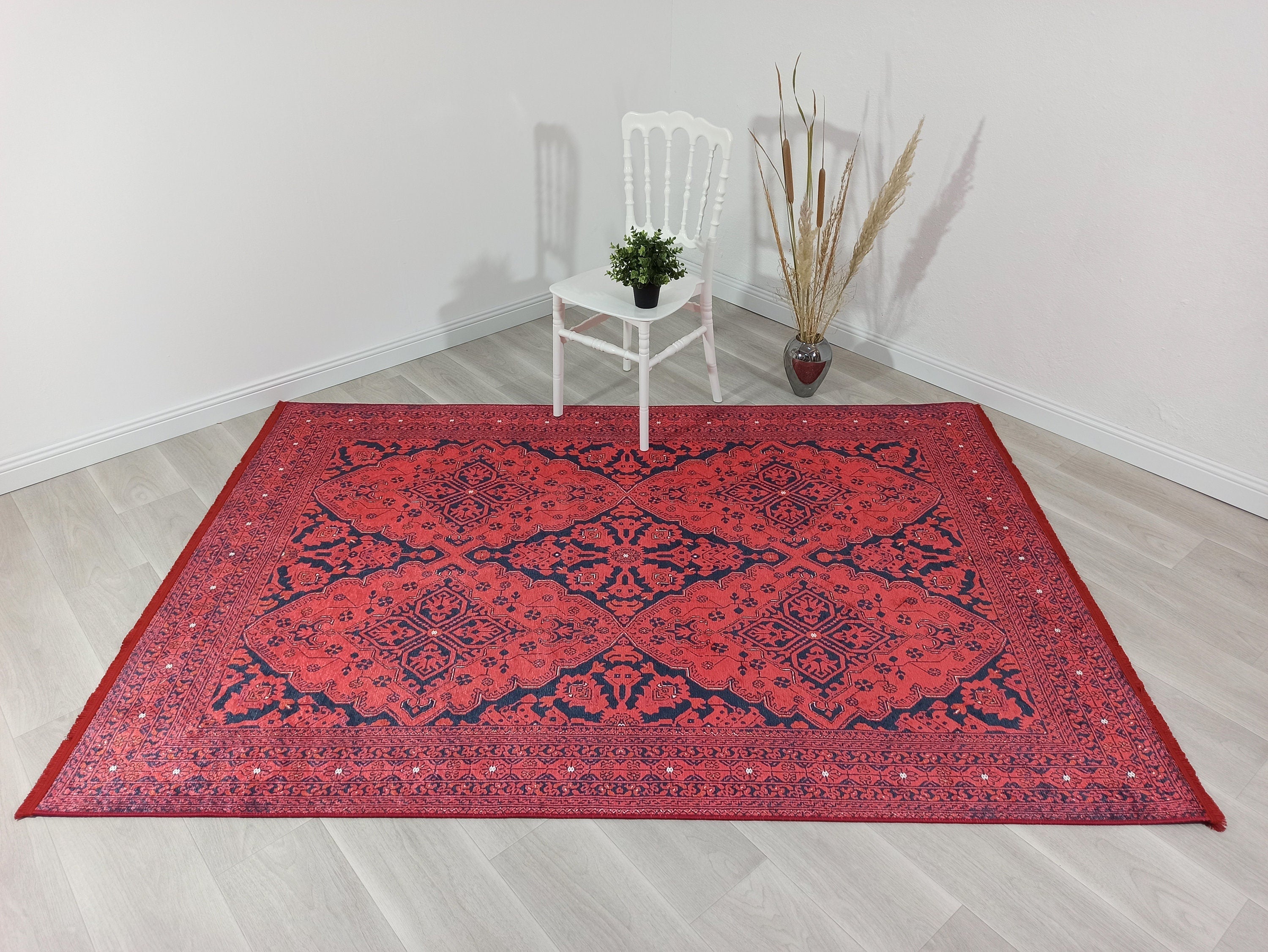 Lunya Turkish Red Oriental Rug