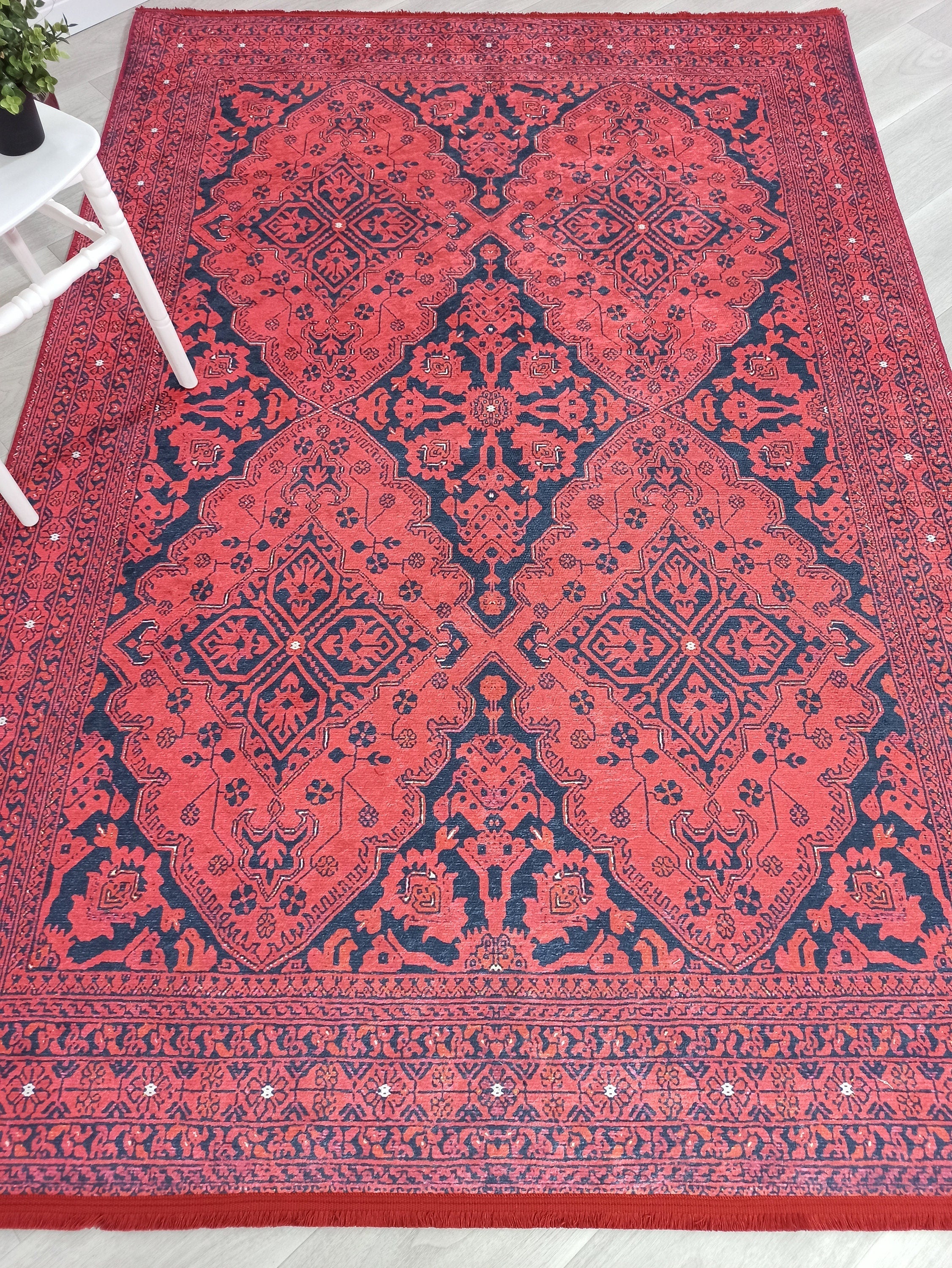 Lunya Turkish Red Oriental Rug