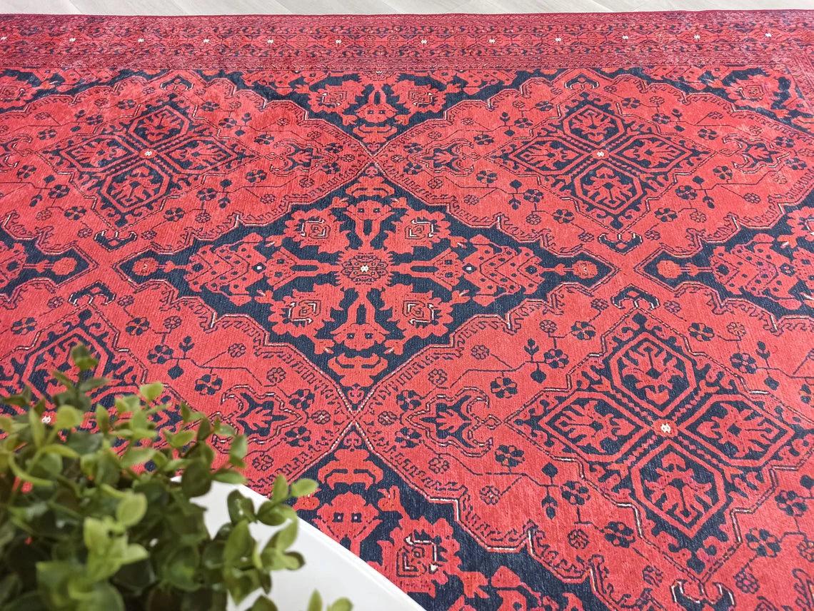 Lunya Turkish Red Oriental Rug