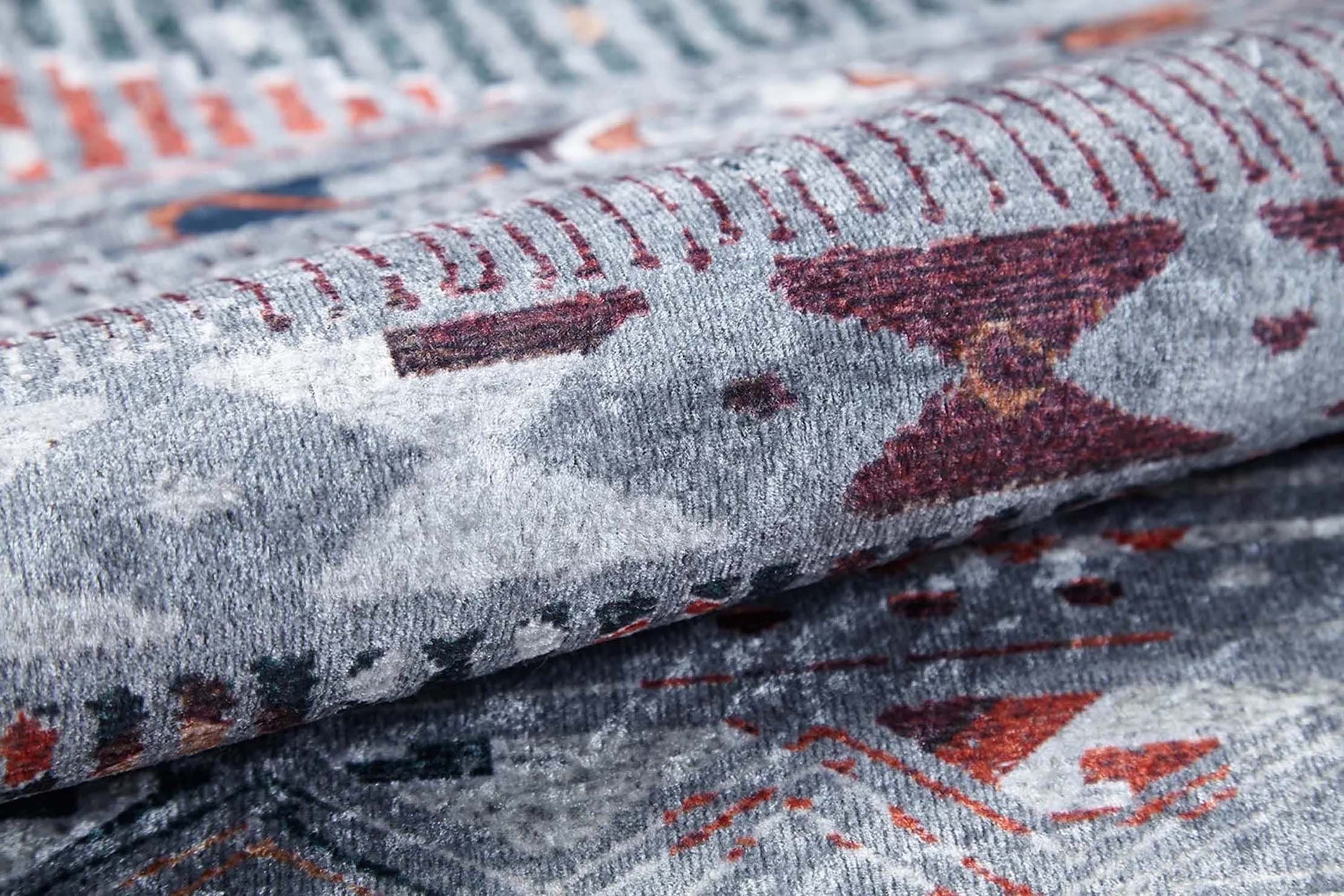 Lupa Turkish Kilim Gray Beige Rug