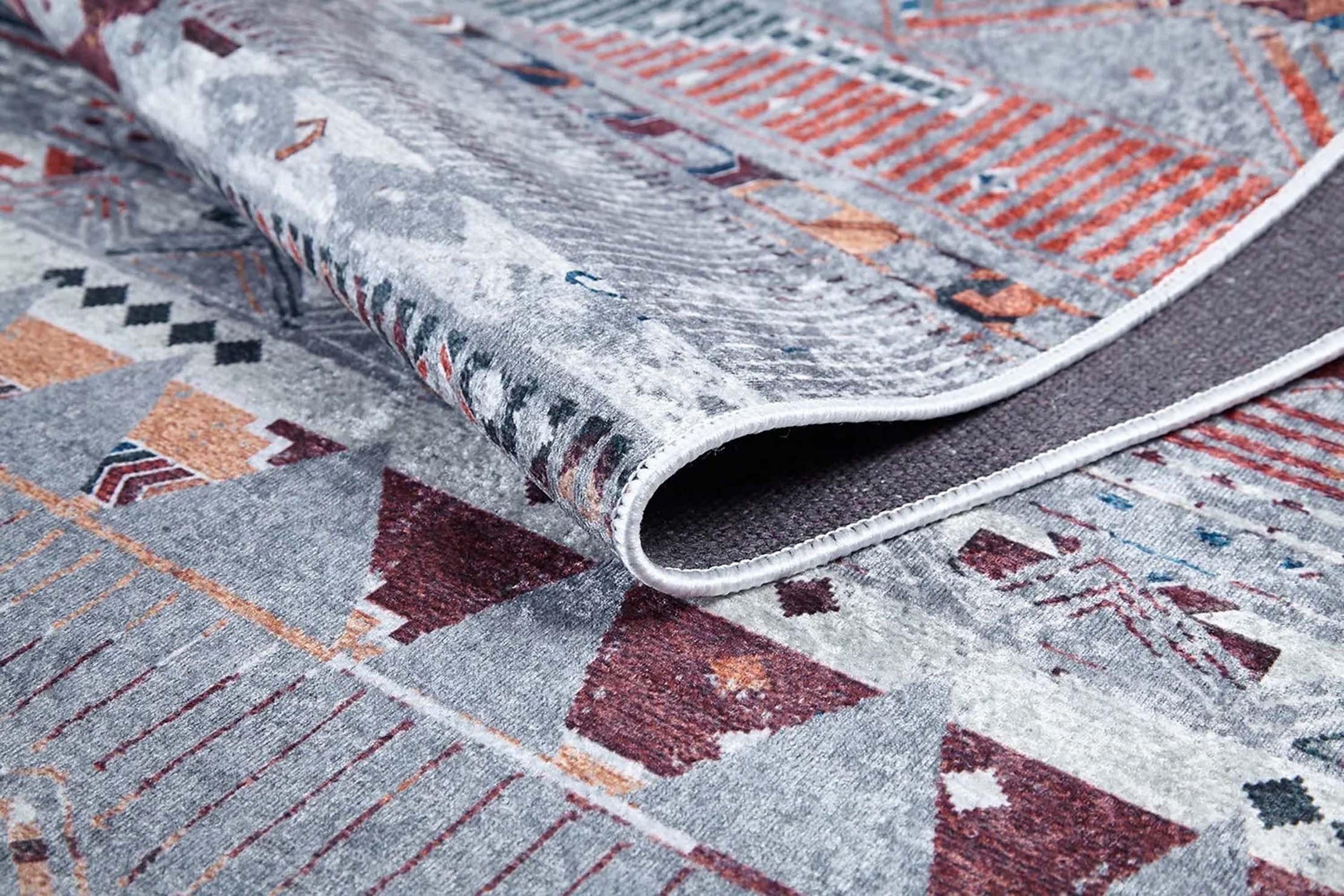 Lupa Turkish Kilim Gray Beige Rug