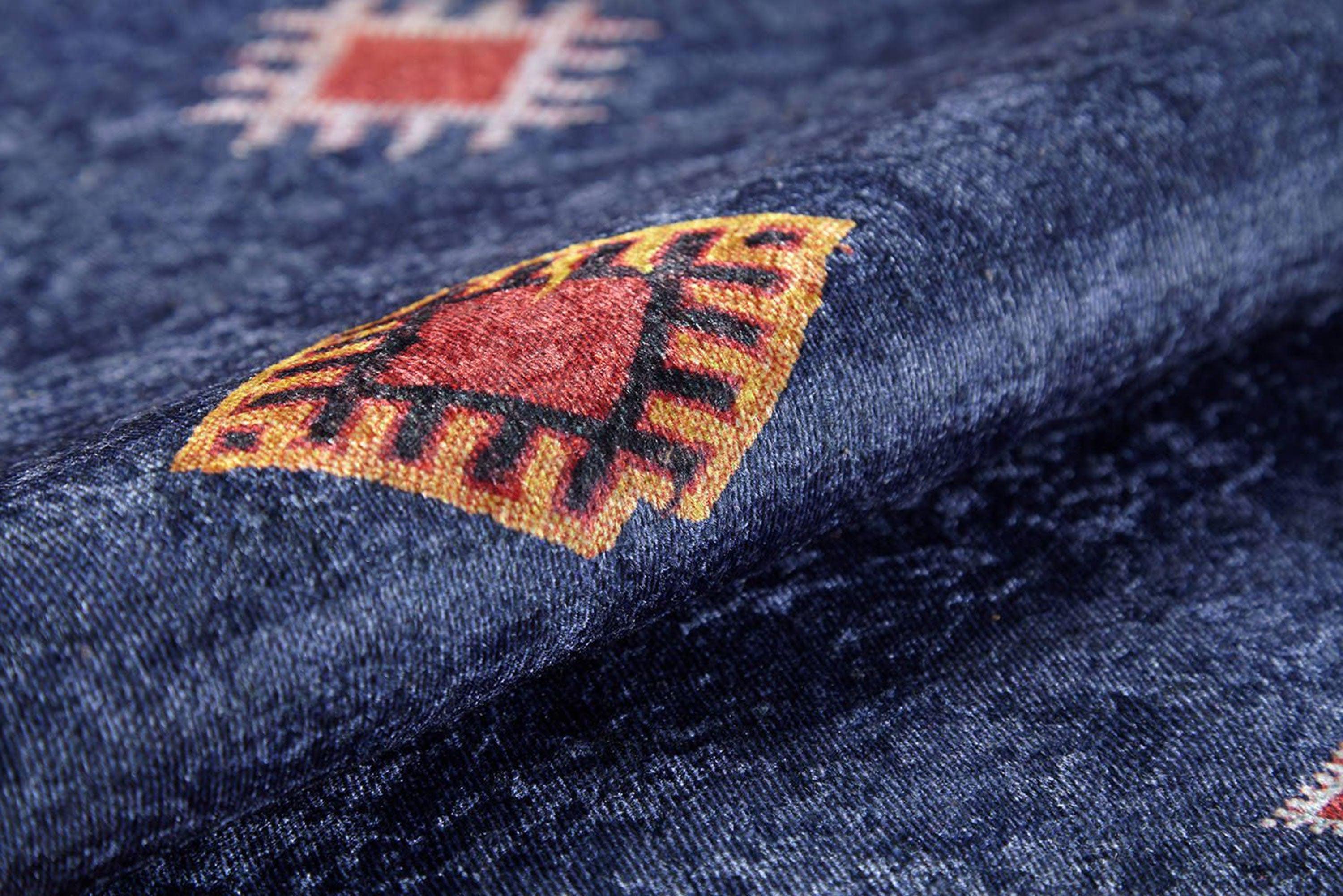 Marta Turkish Navy Blue Kilim Rug