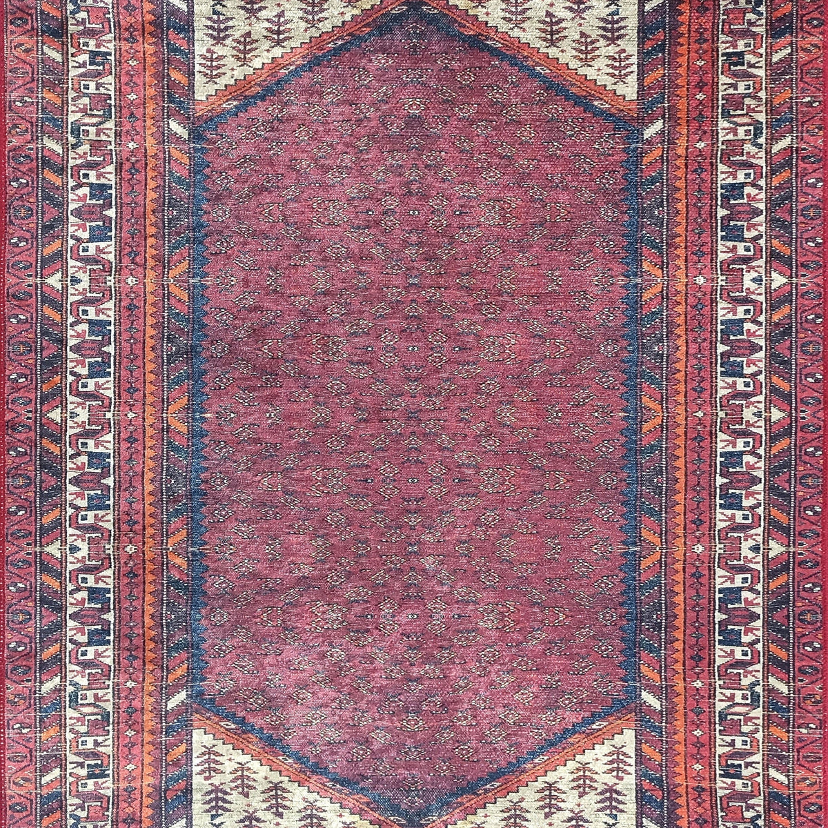 Mayda Turkish Faded Red Rug – Fame Rugs