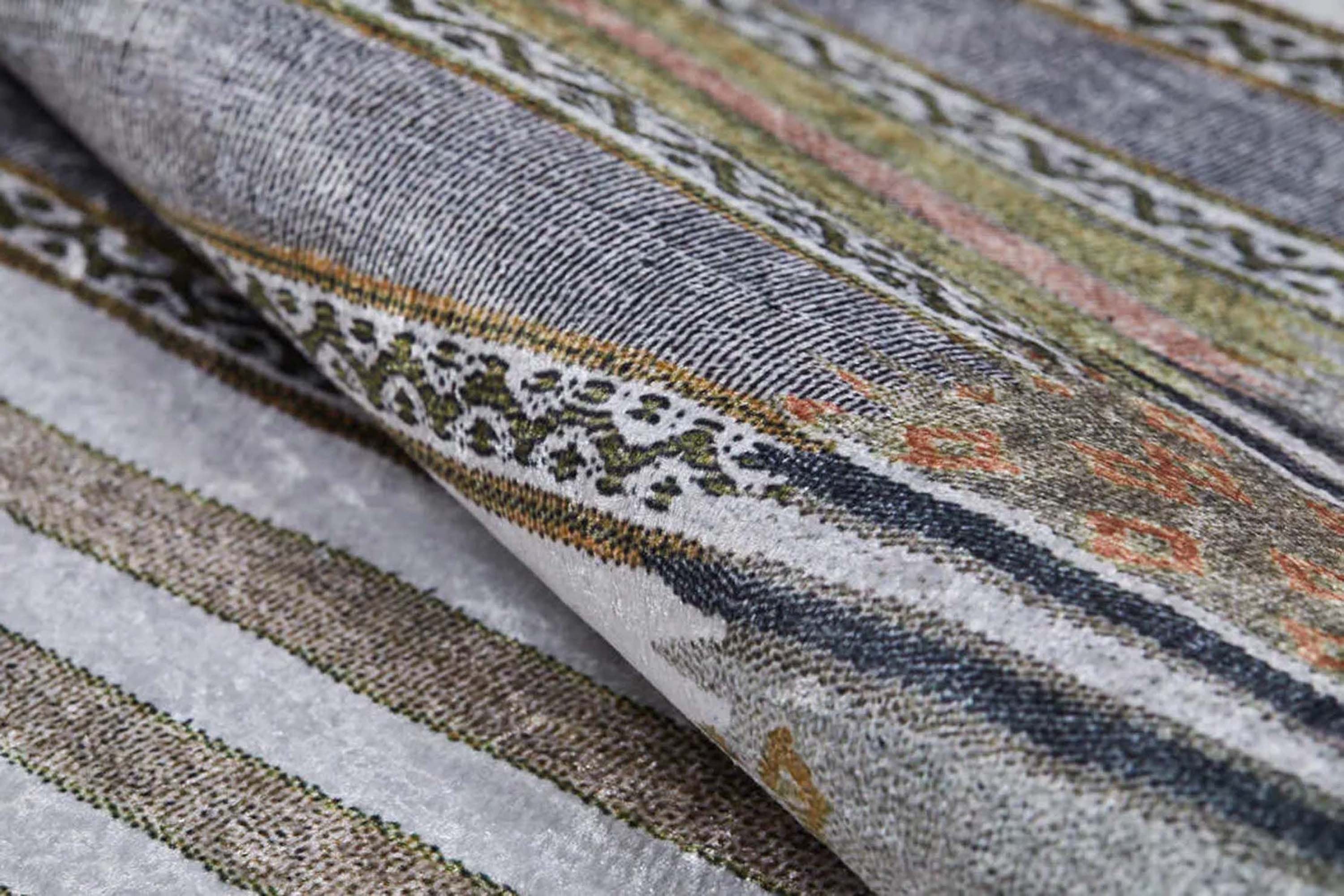 Mima Turkish Kilim Colorful stripped Rug