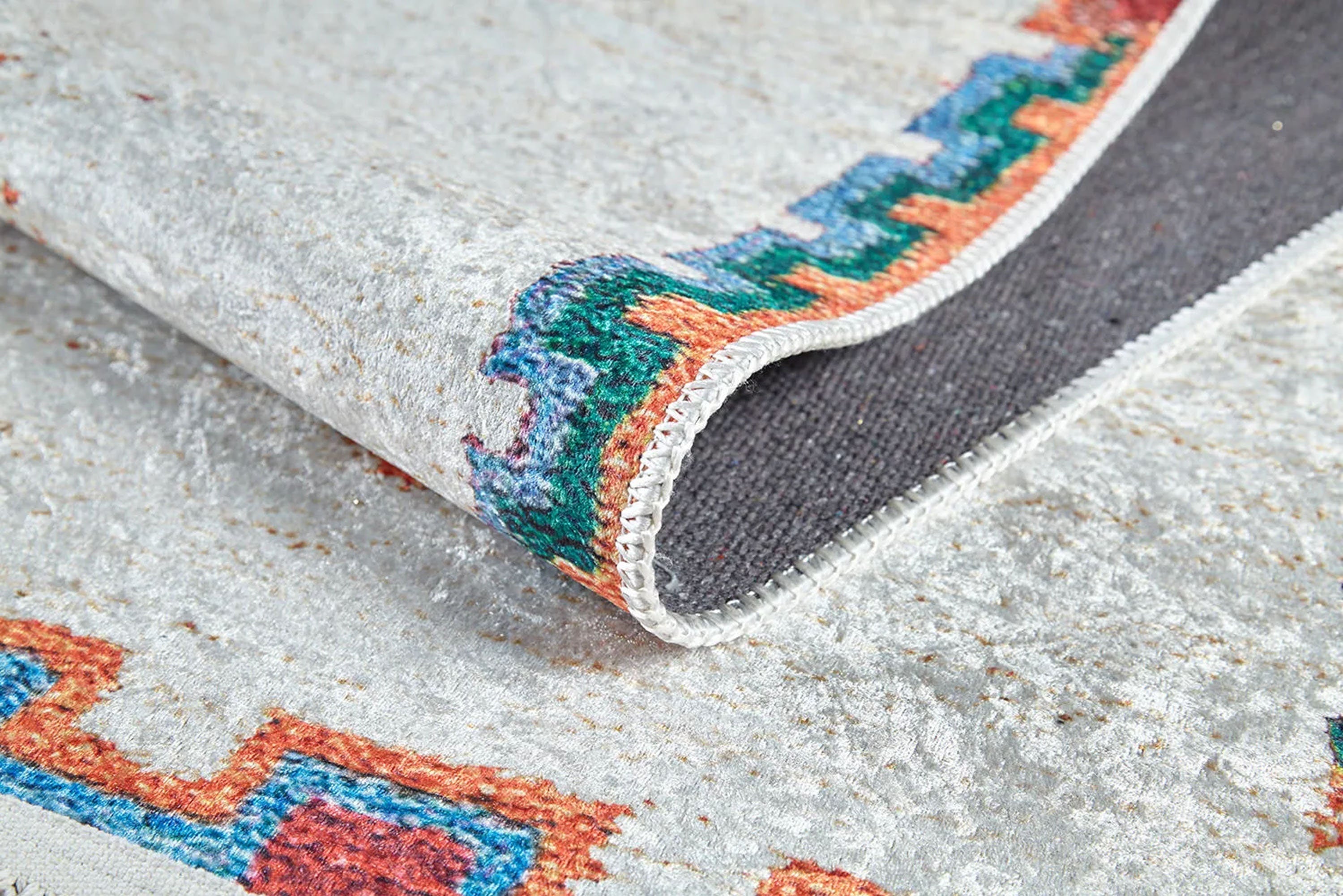 Miona Turkish Kilim White Ivory Rug