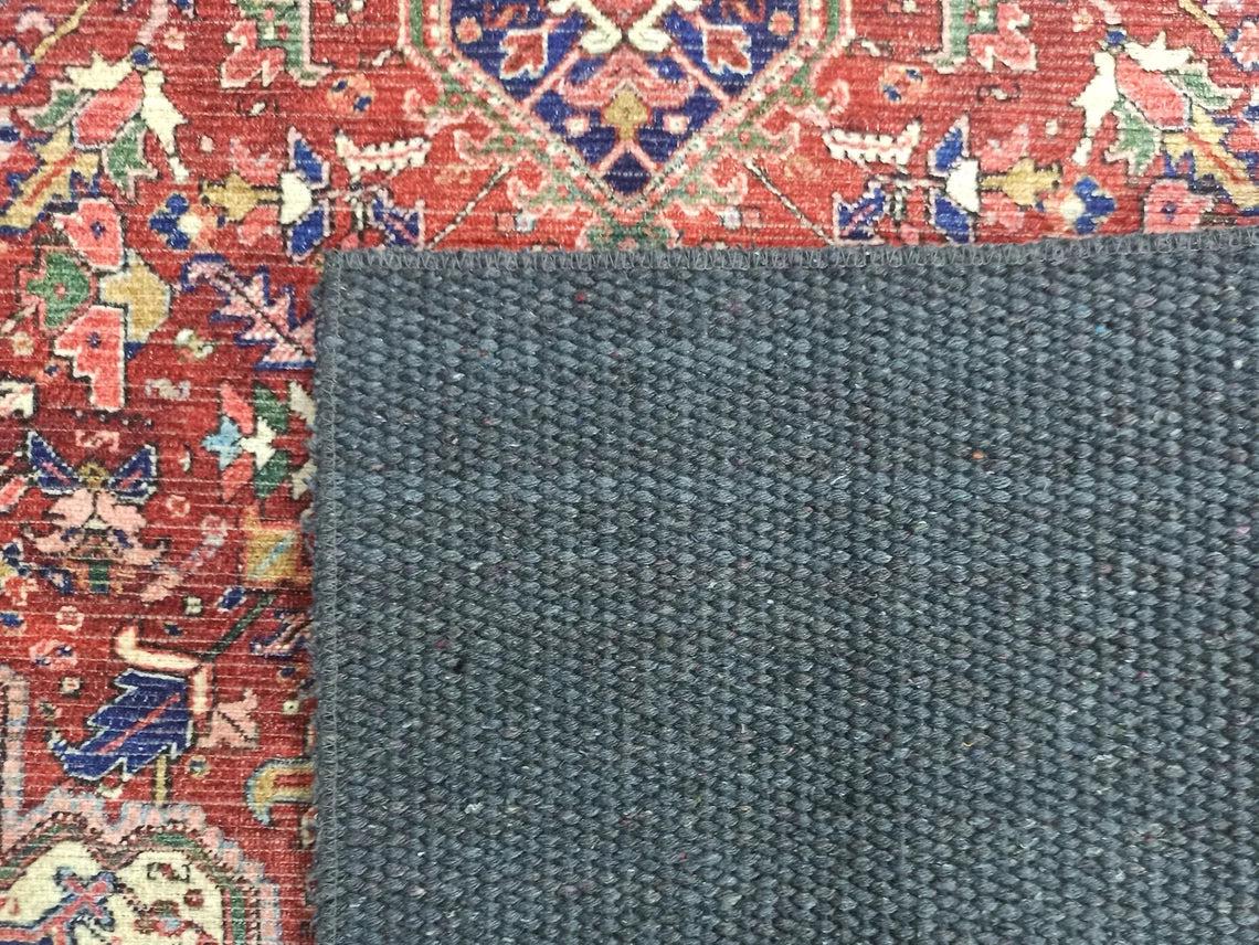 Moka Rug Persian Runner Red Terracotta Burgundy Rug