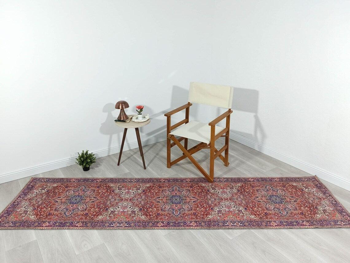 Moka Rug Persian Runner Red Terracotta Burgundy Rug