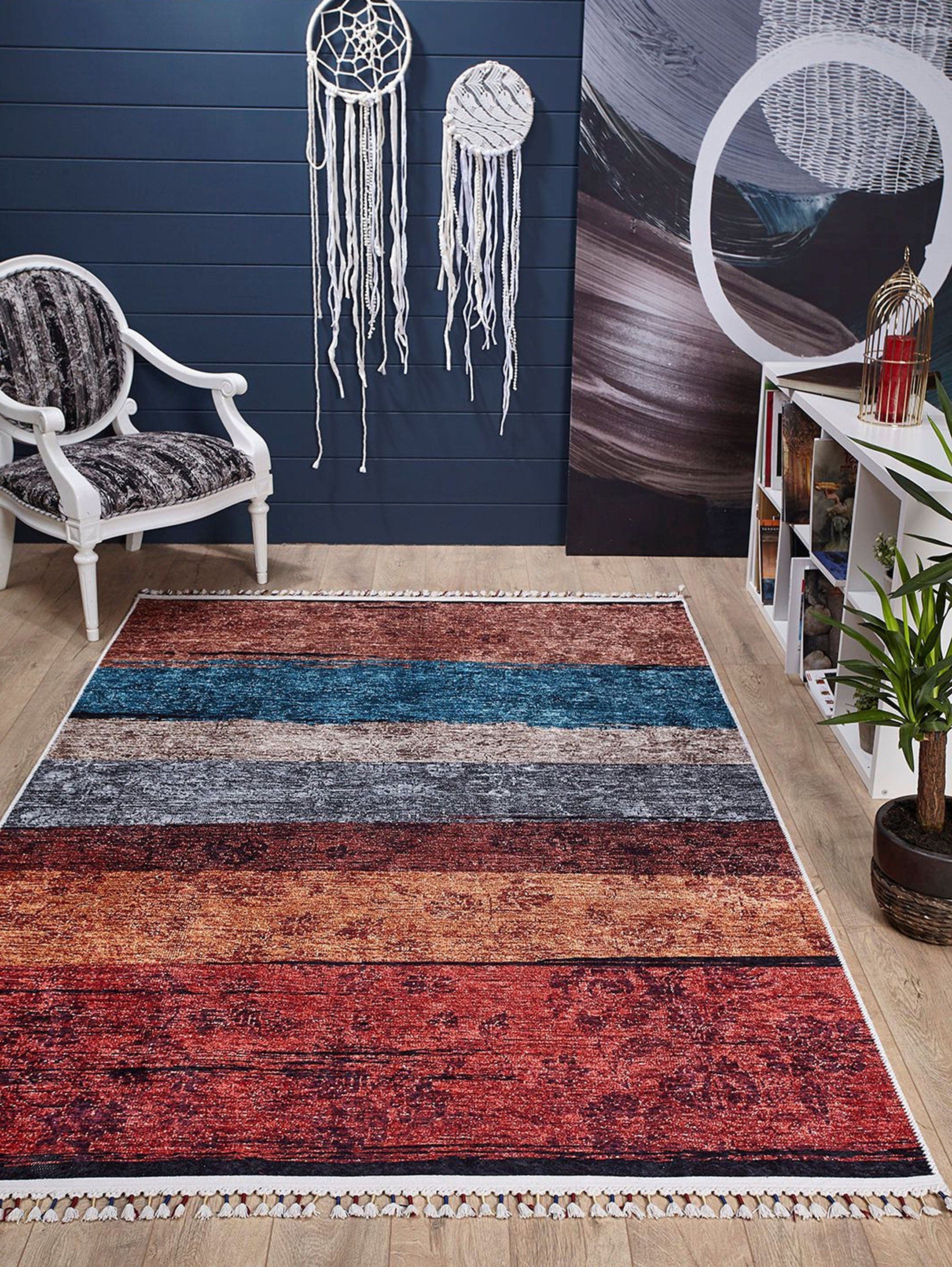 Muna Multi Color Vintage Rug