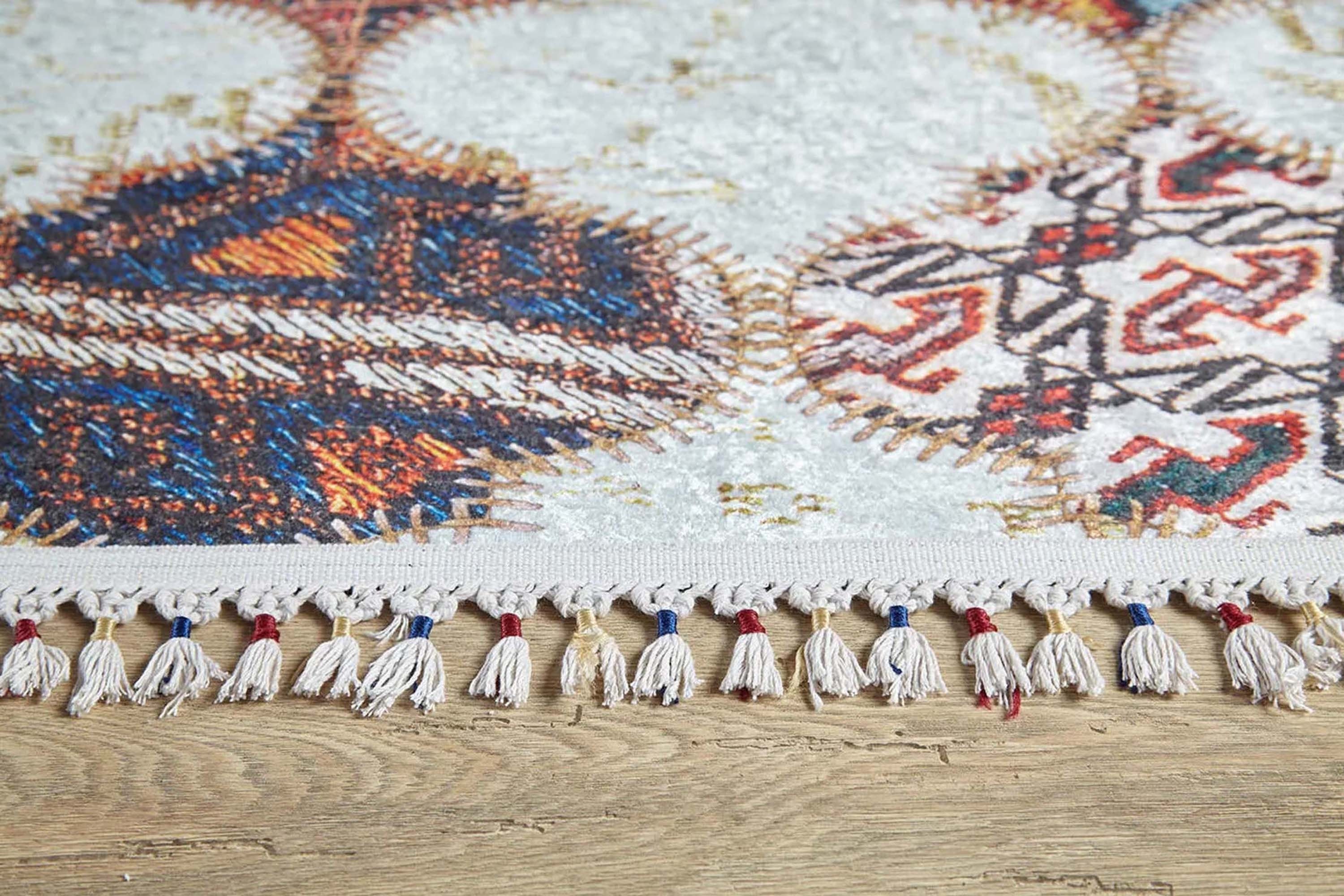 Naima Moroccan Trellis Patchwork Colorful Rug