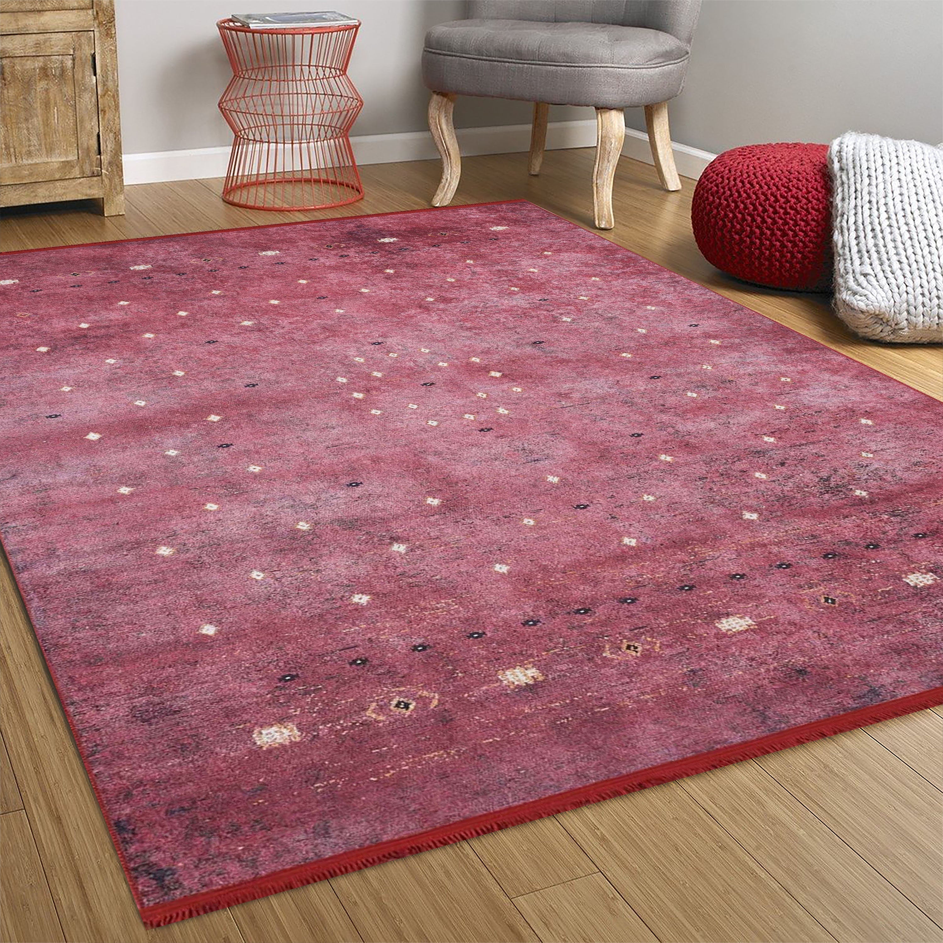 Nedal Turkish Oushak Red Brown Rug