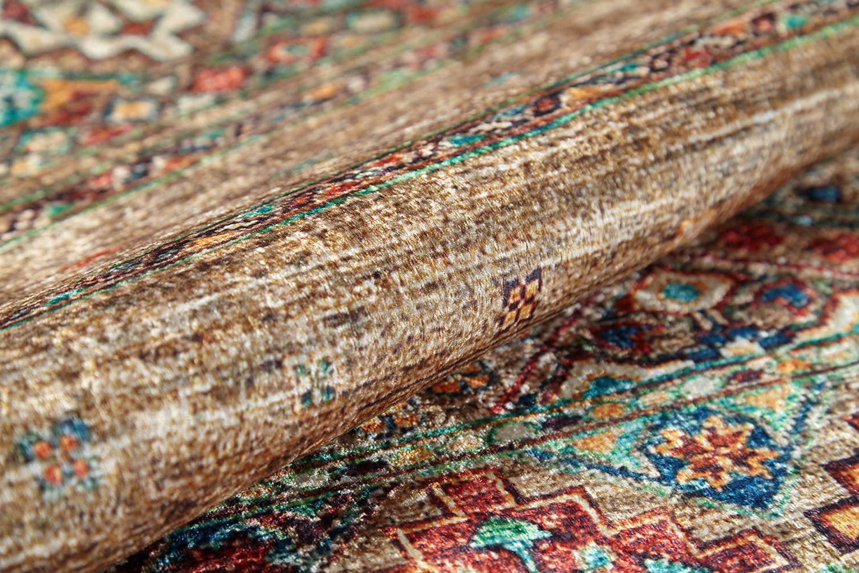 Noza Nomadic Turkish Brown Beige Rug