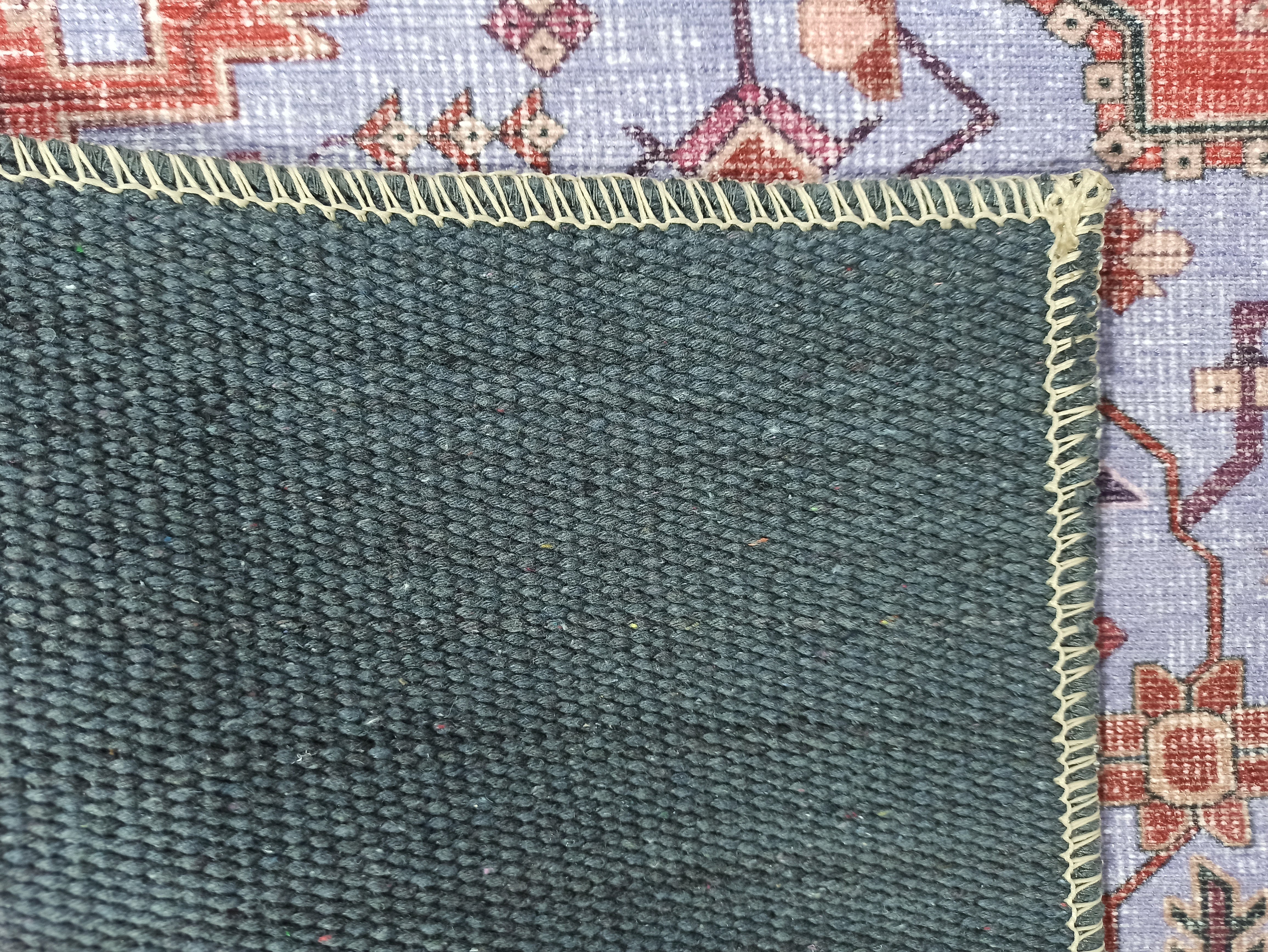 Ola Persian Heriz Red &amp; Blue Medallion Rug