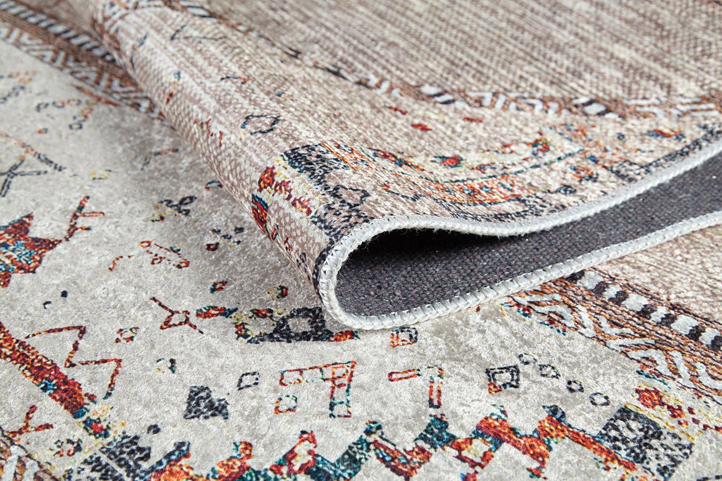 Omniya Moroccan Diamond Trellis Beige Rug