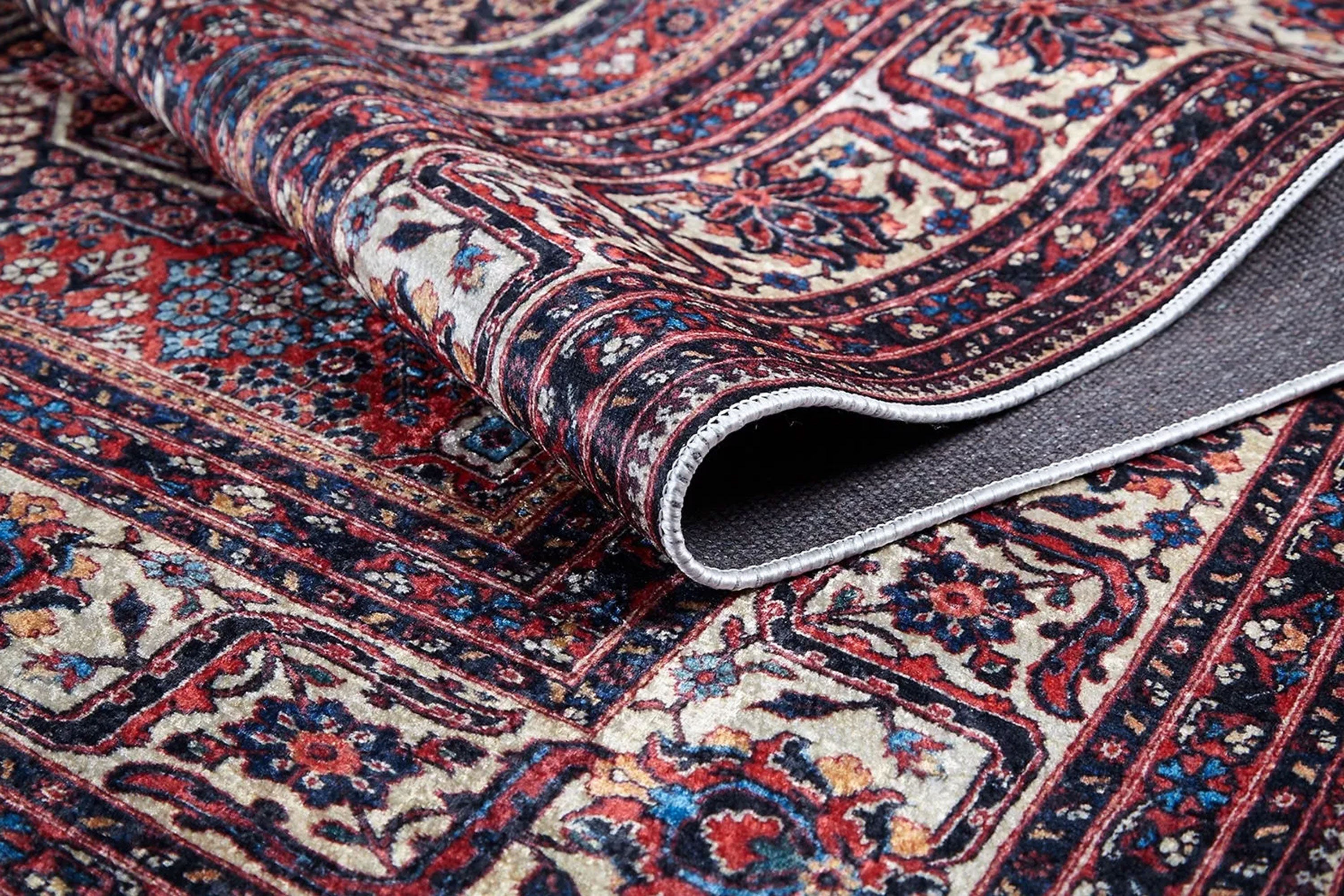 Paila Turkish Oushak Tribal Red Beige Rug