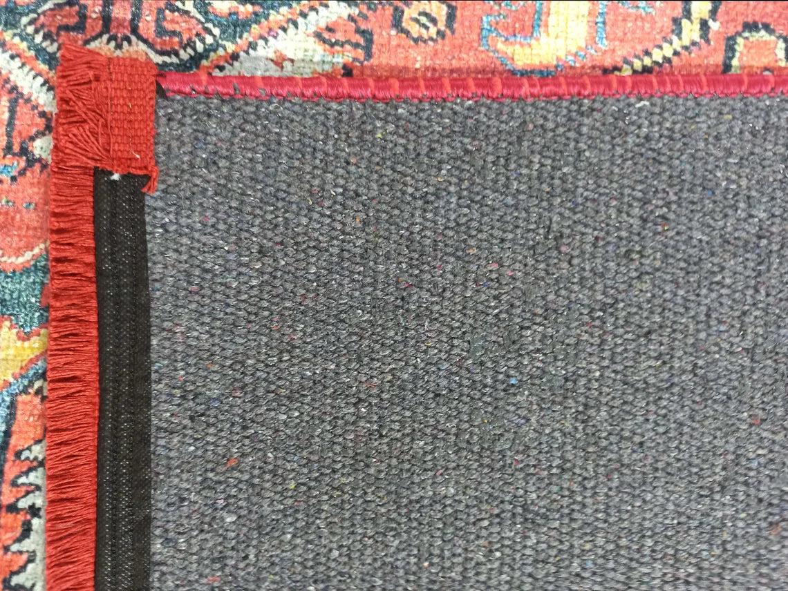 Pawla Turkish Vintage Heriz Red Rug