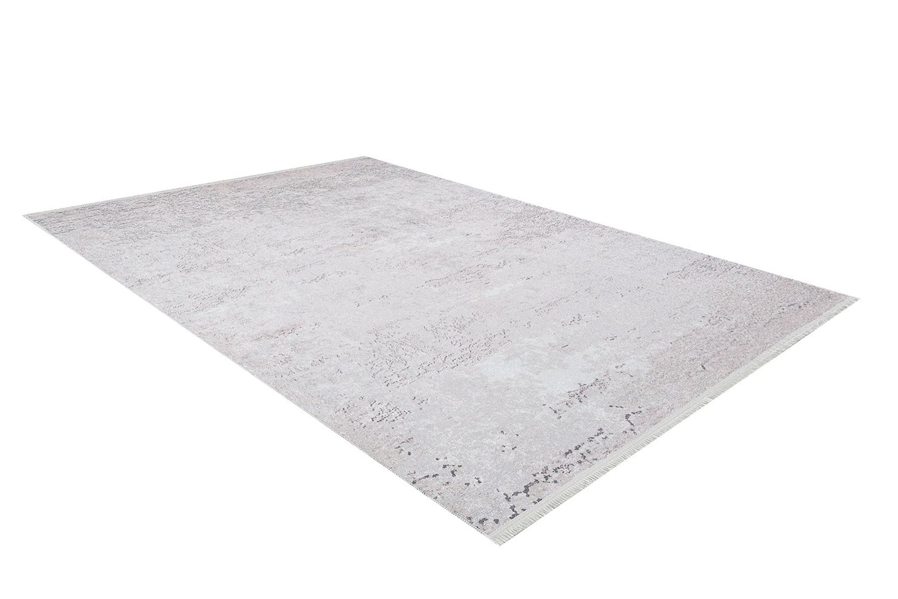Raka Neutral Muted Gray Turkish Rug
