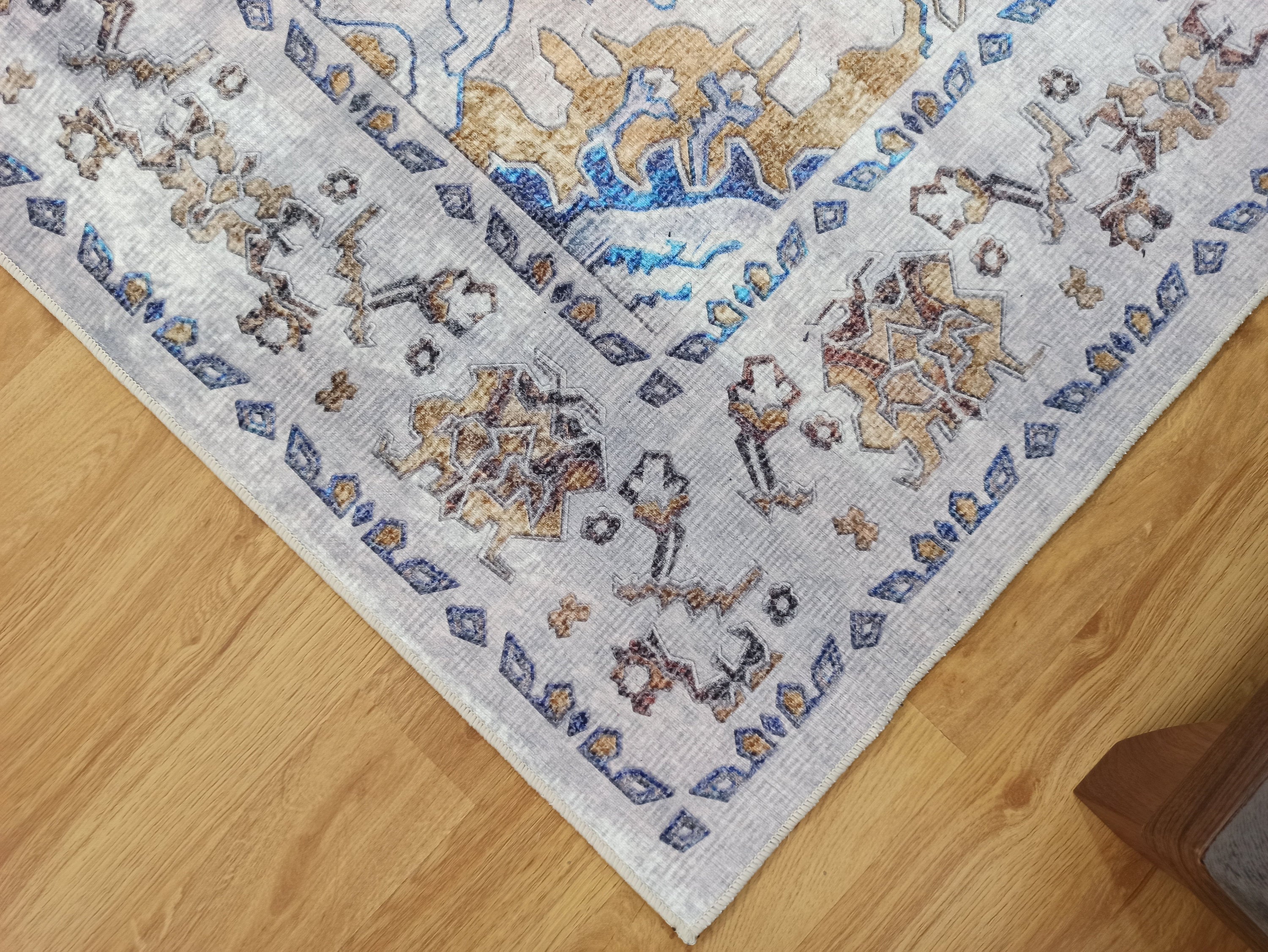 Rala Rug Turkish Oushak Faded Beige Rug