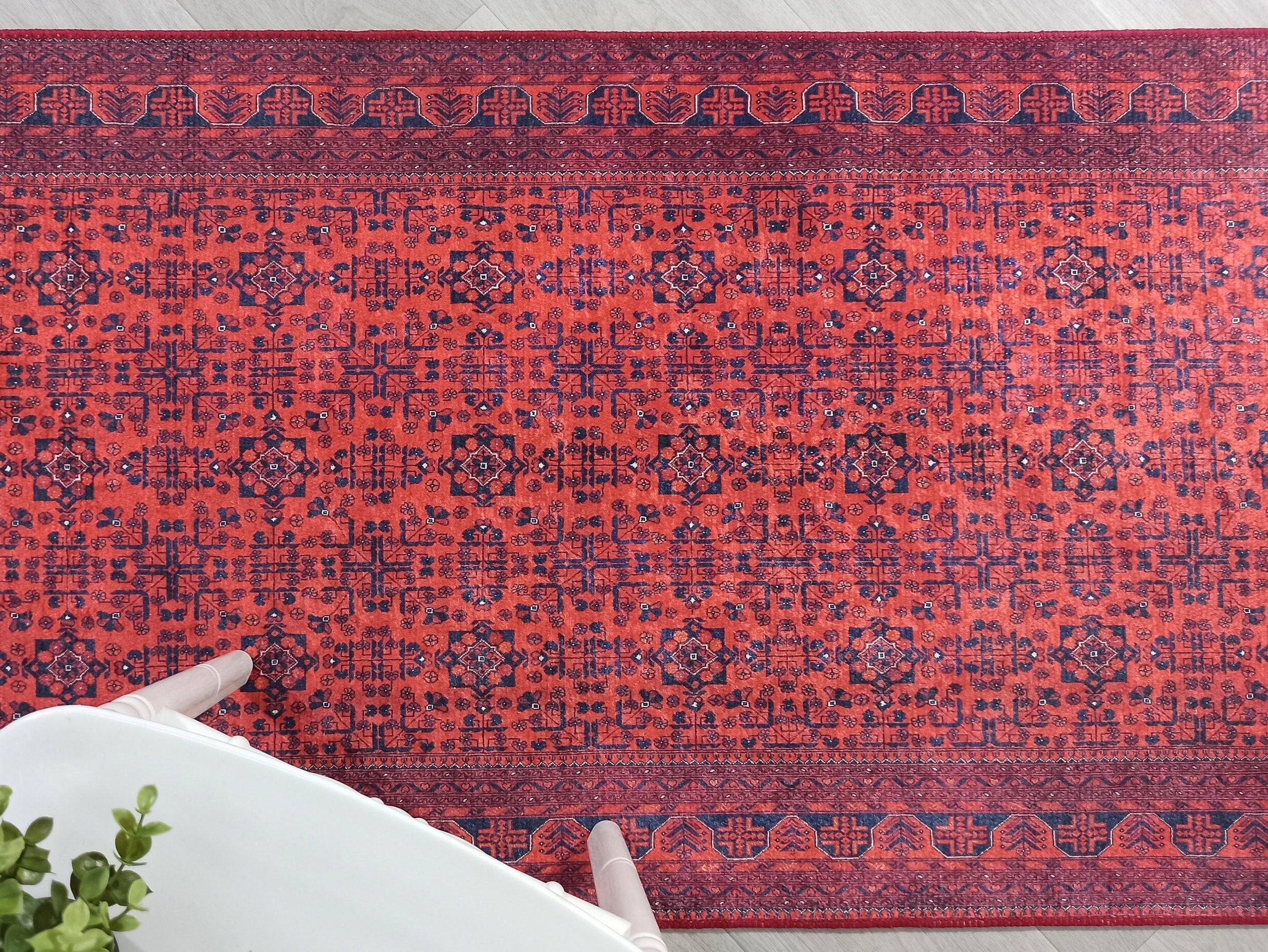 Rasha Rug Red Afghan Oriental Rug